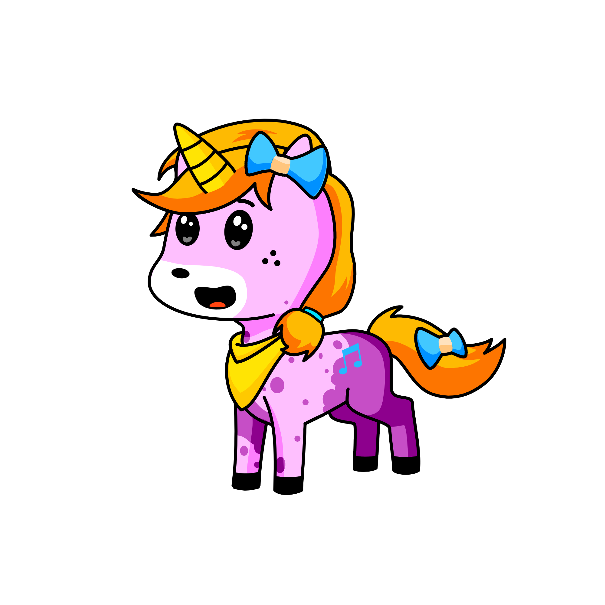 Sunshine, the unicorn