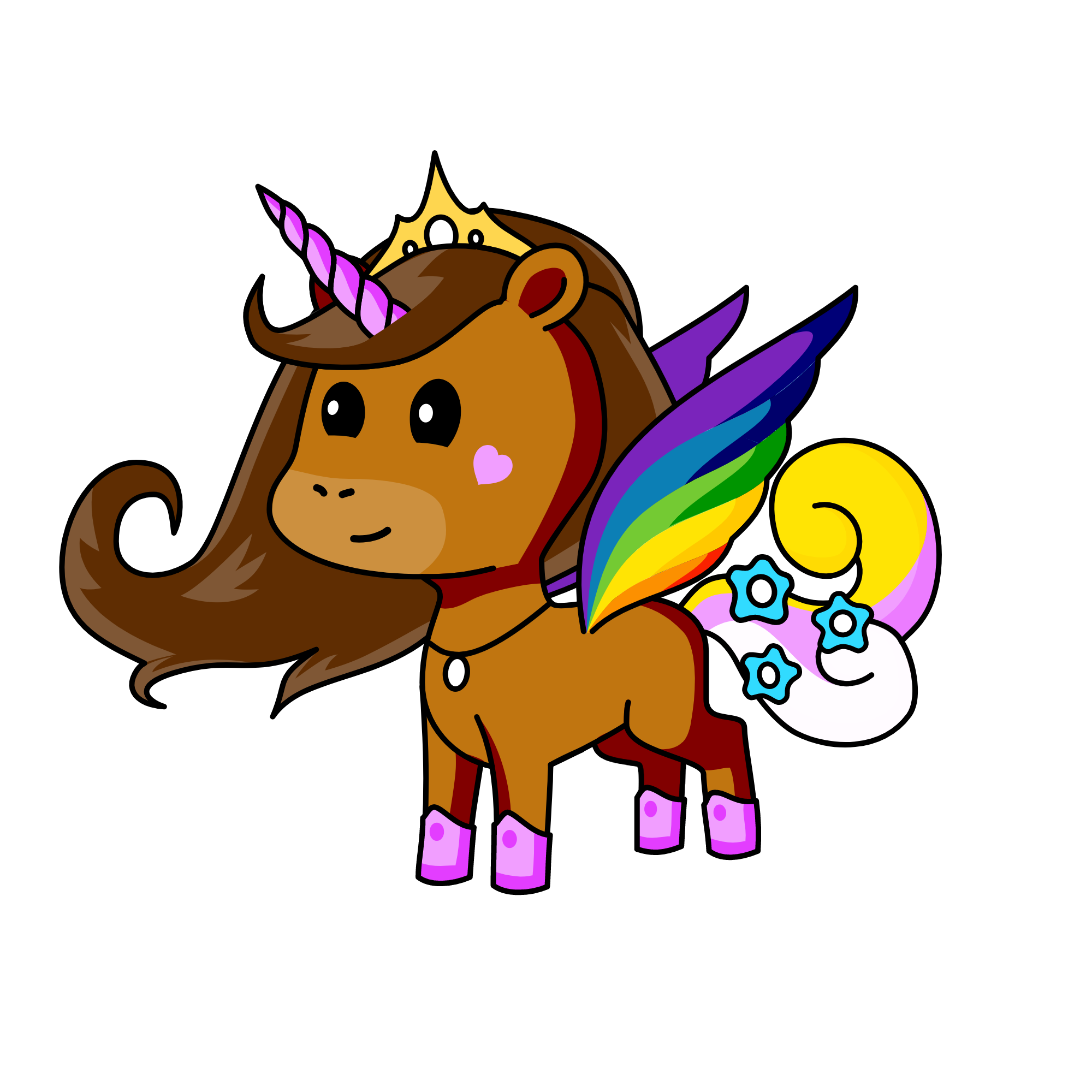 Queen Cassandra, the unicorn