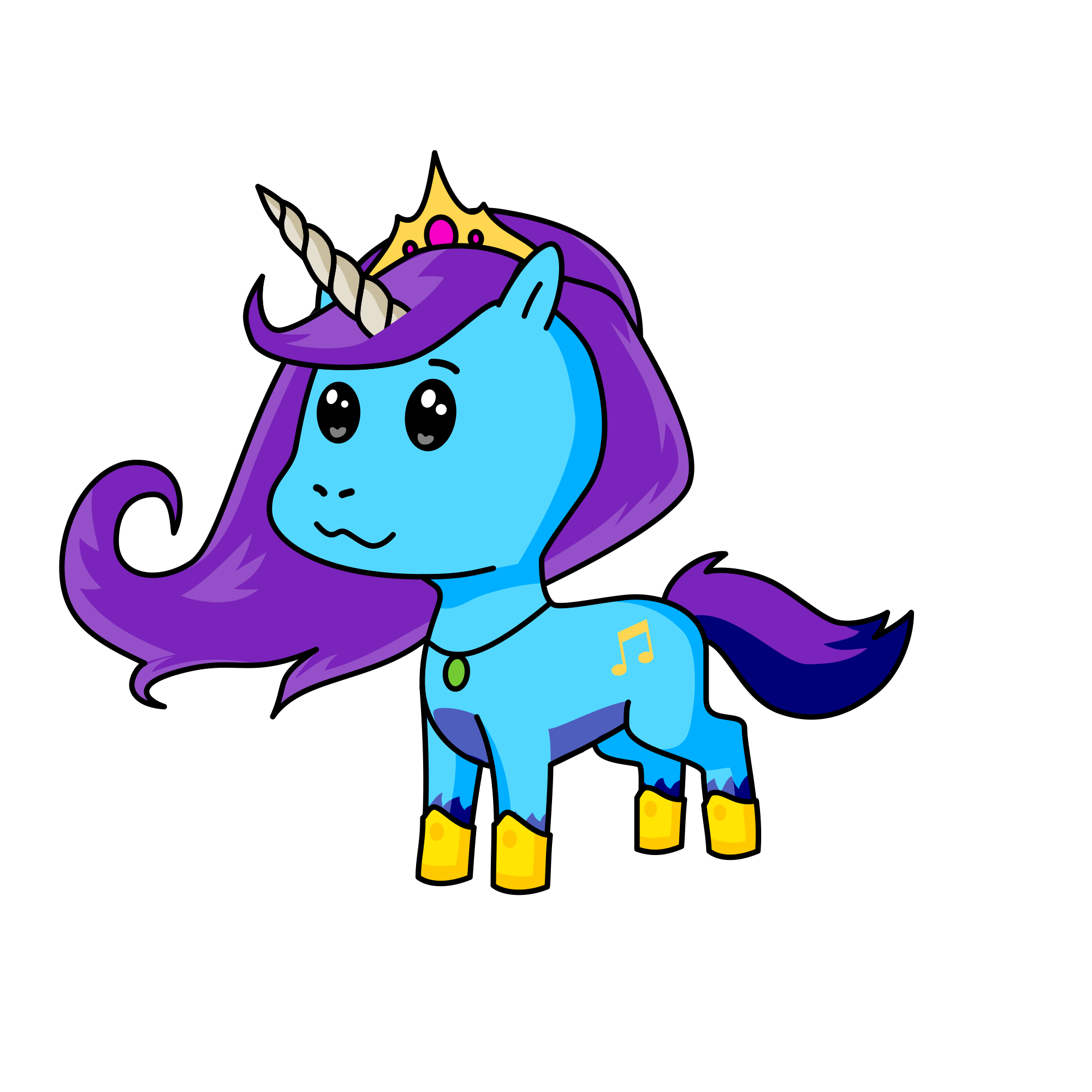Ate, the unicorn