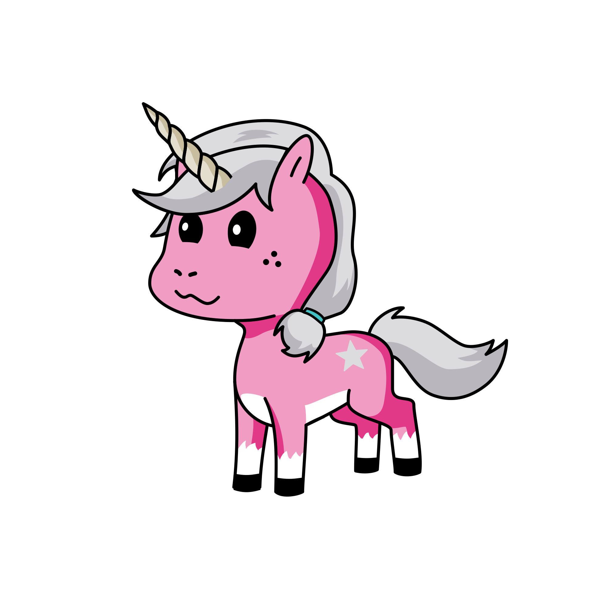 Dee dee, the unicorn