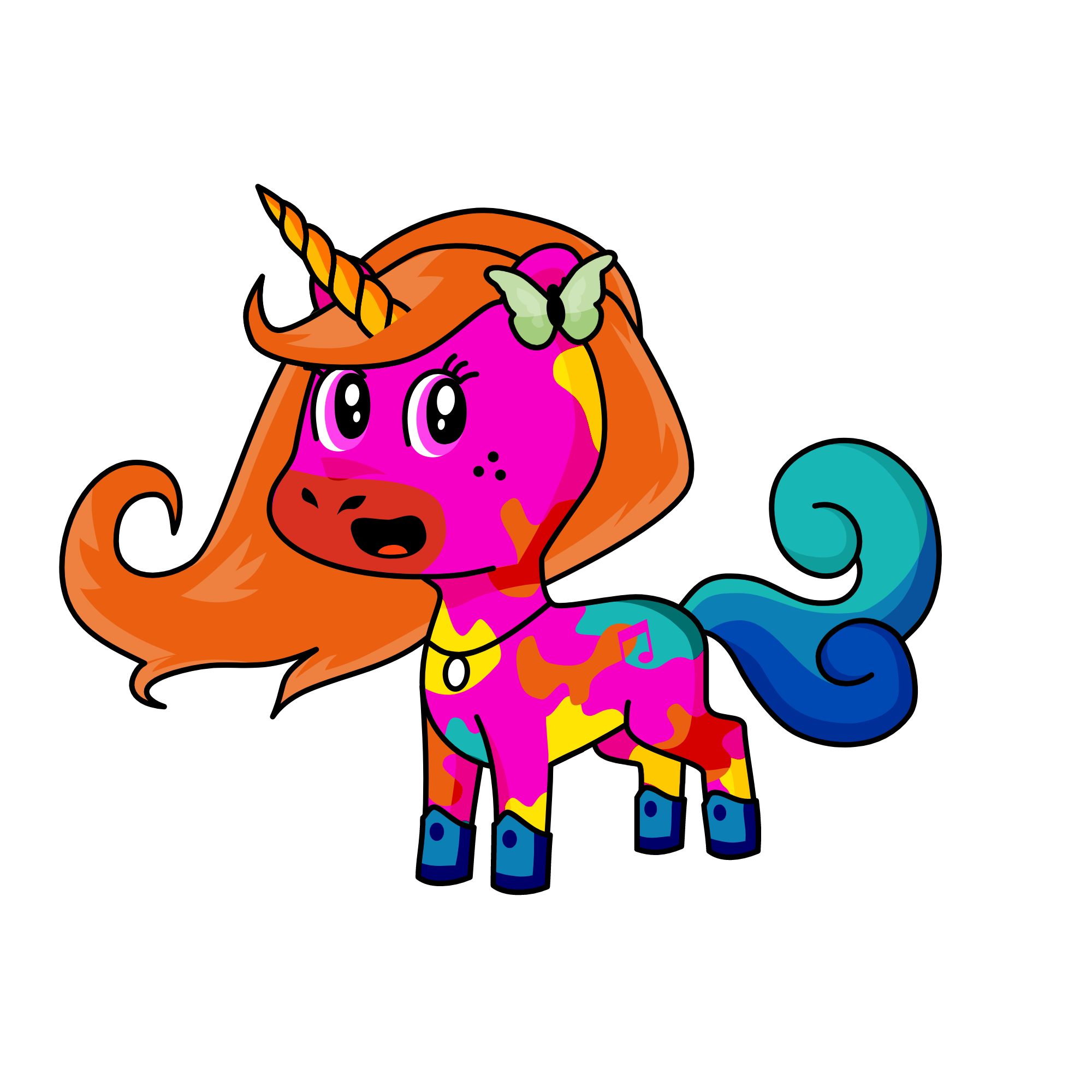 Rain, the unicorn