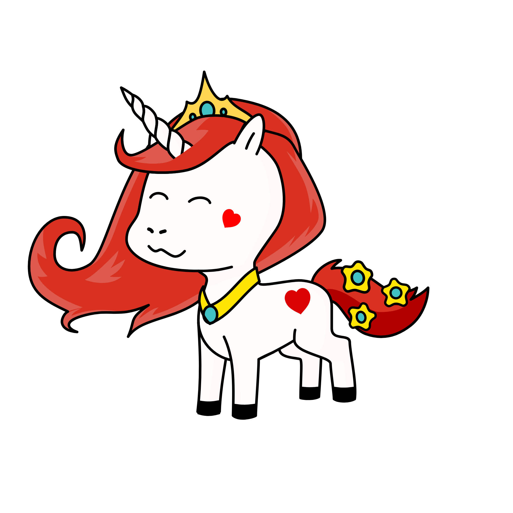 Heart Spring, the unicorn