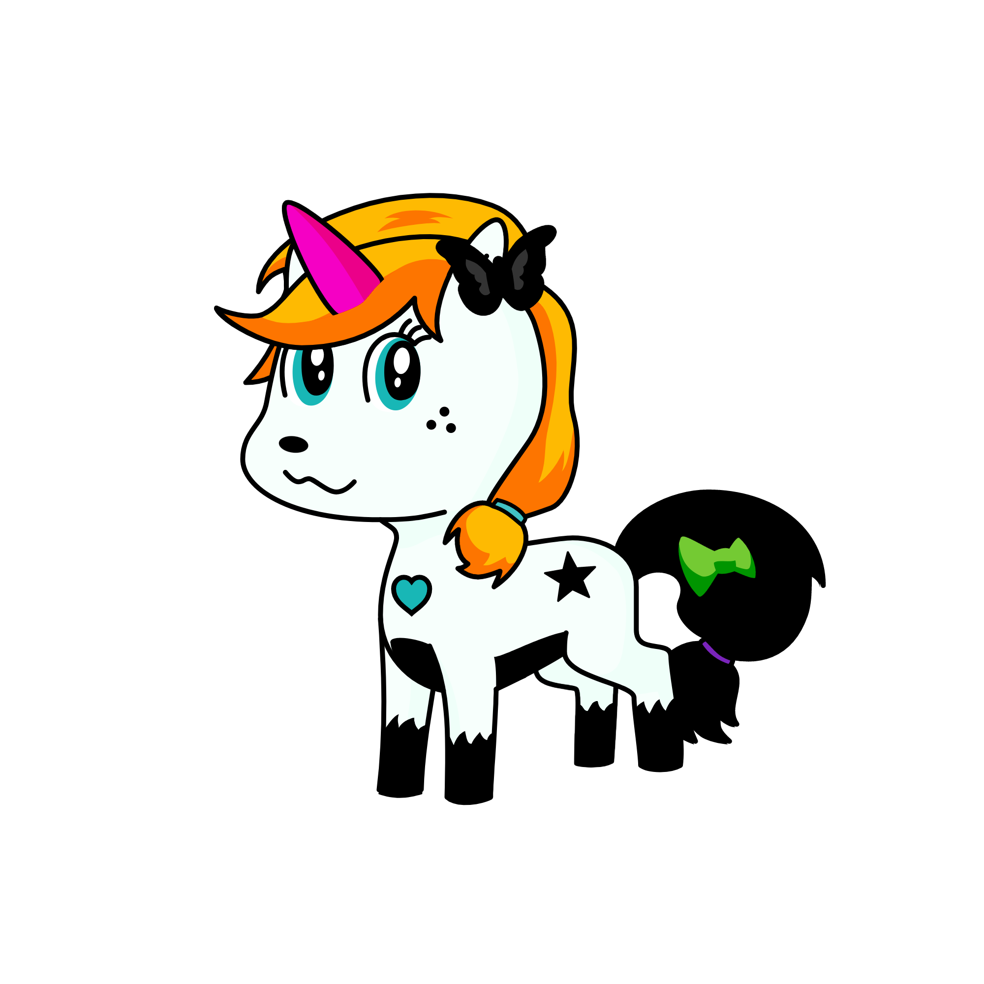 No Name, the unicorn