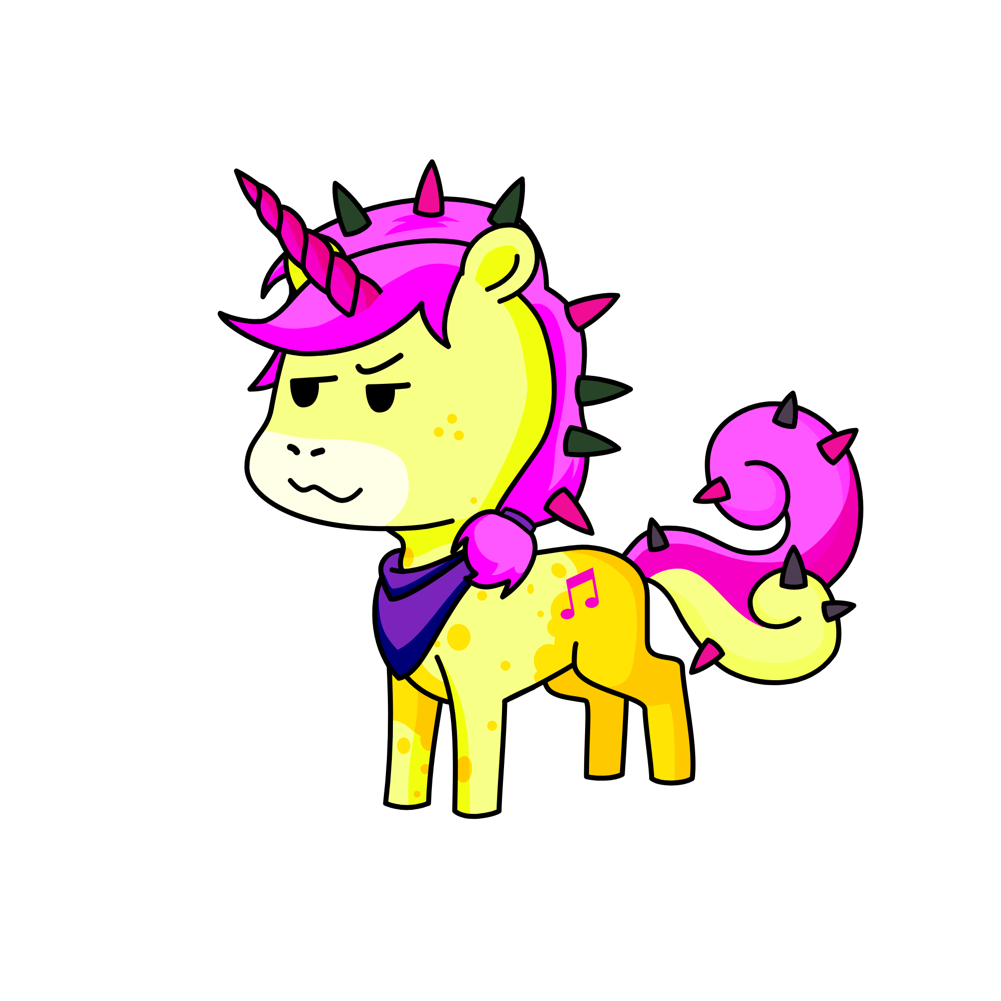 glitter, the unicorn