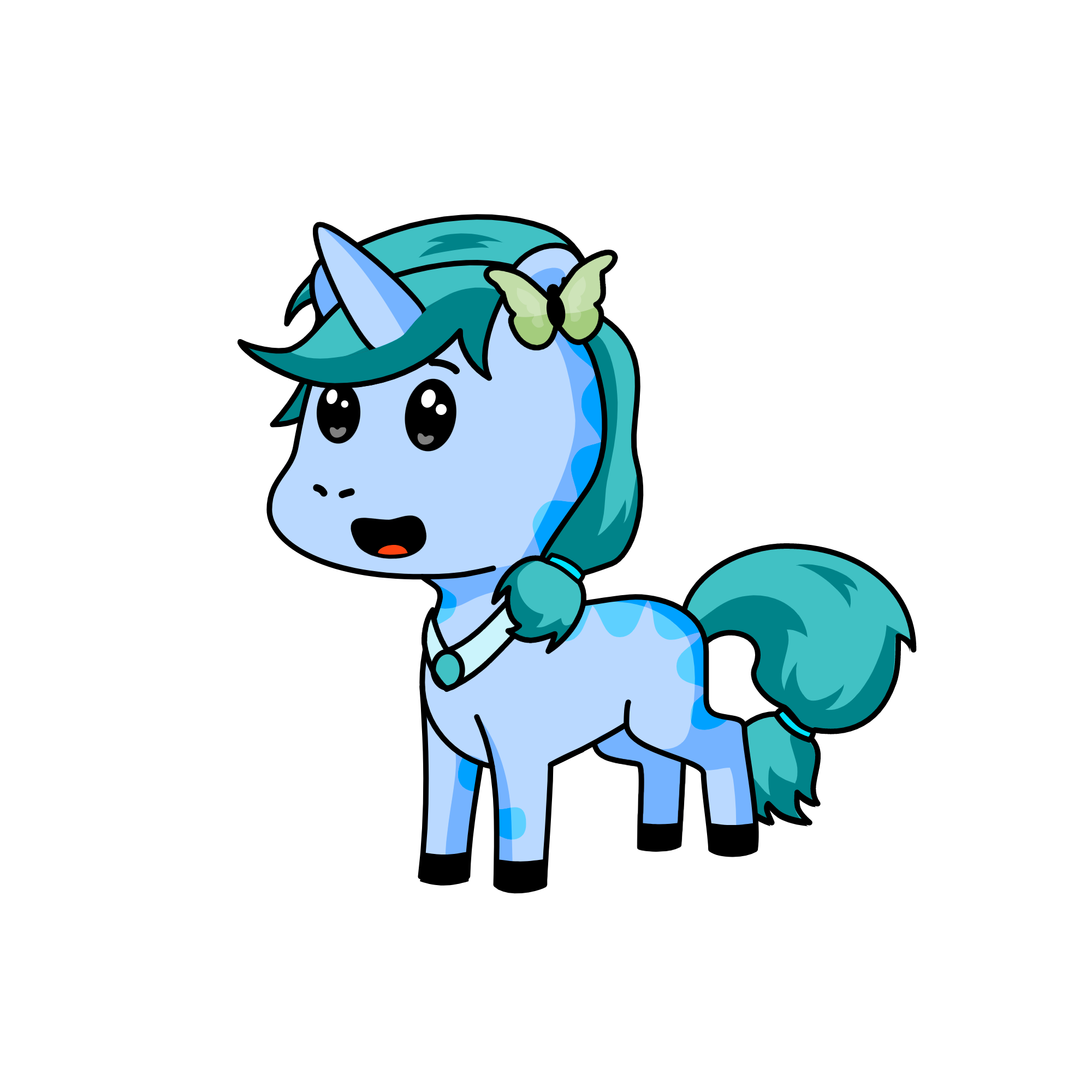 Pixie, the unicorn