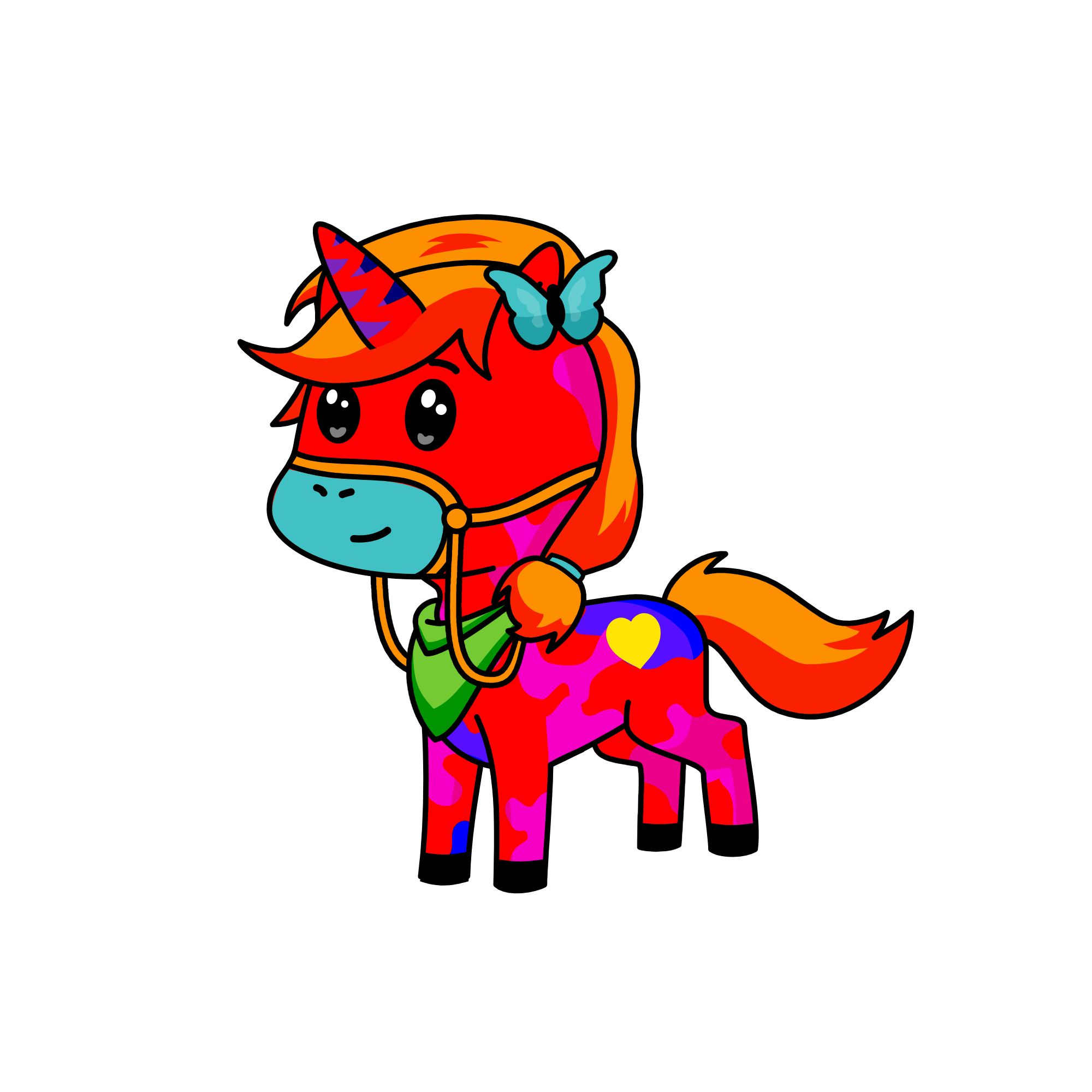 Sandy, the unicorn