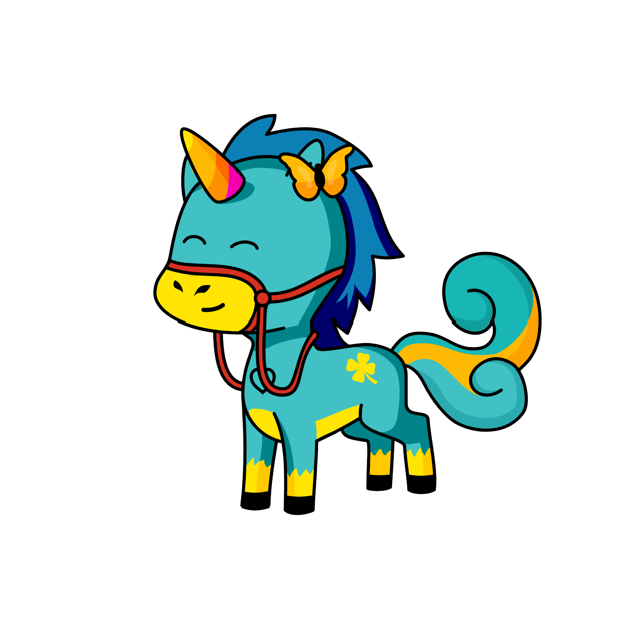 Snow ball, the unicorn