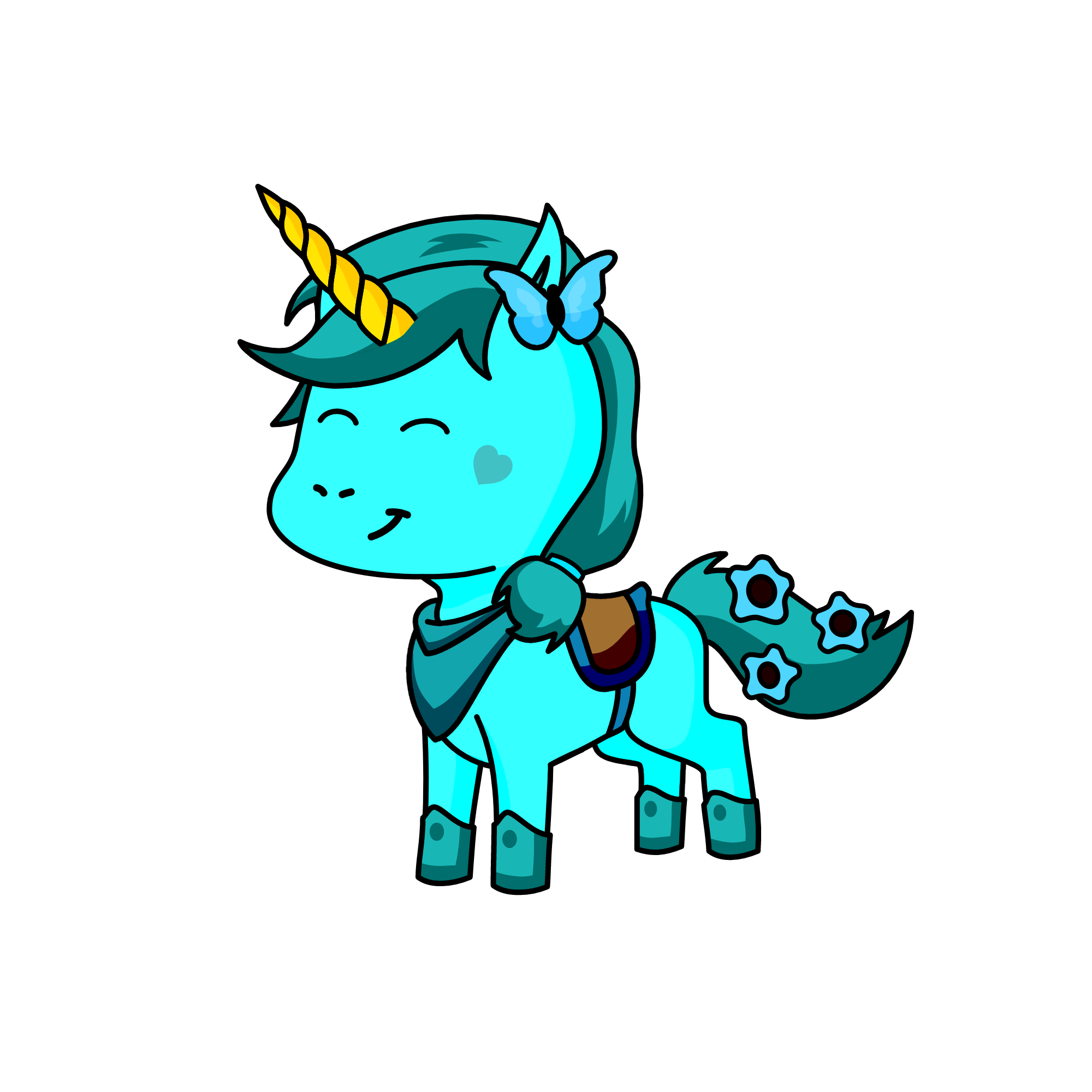 Winter, the unicorn