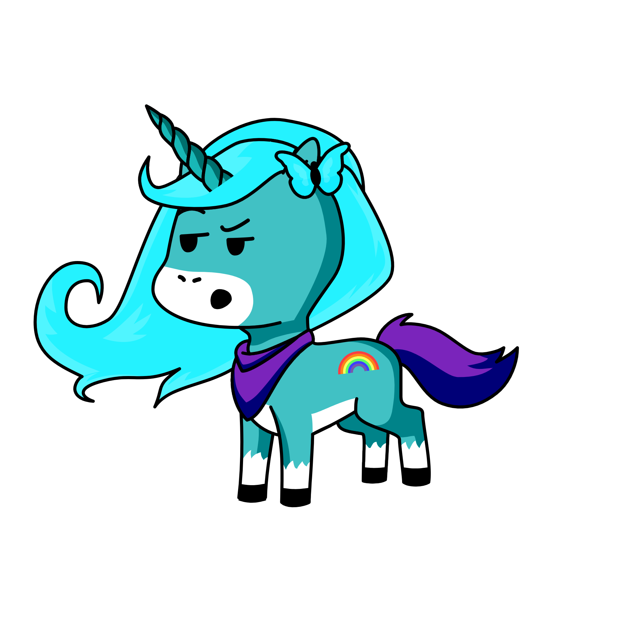 Misty, the unicorn