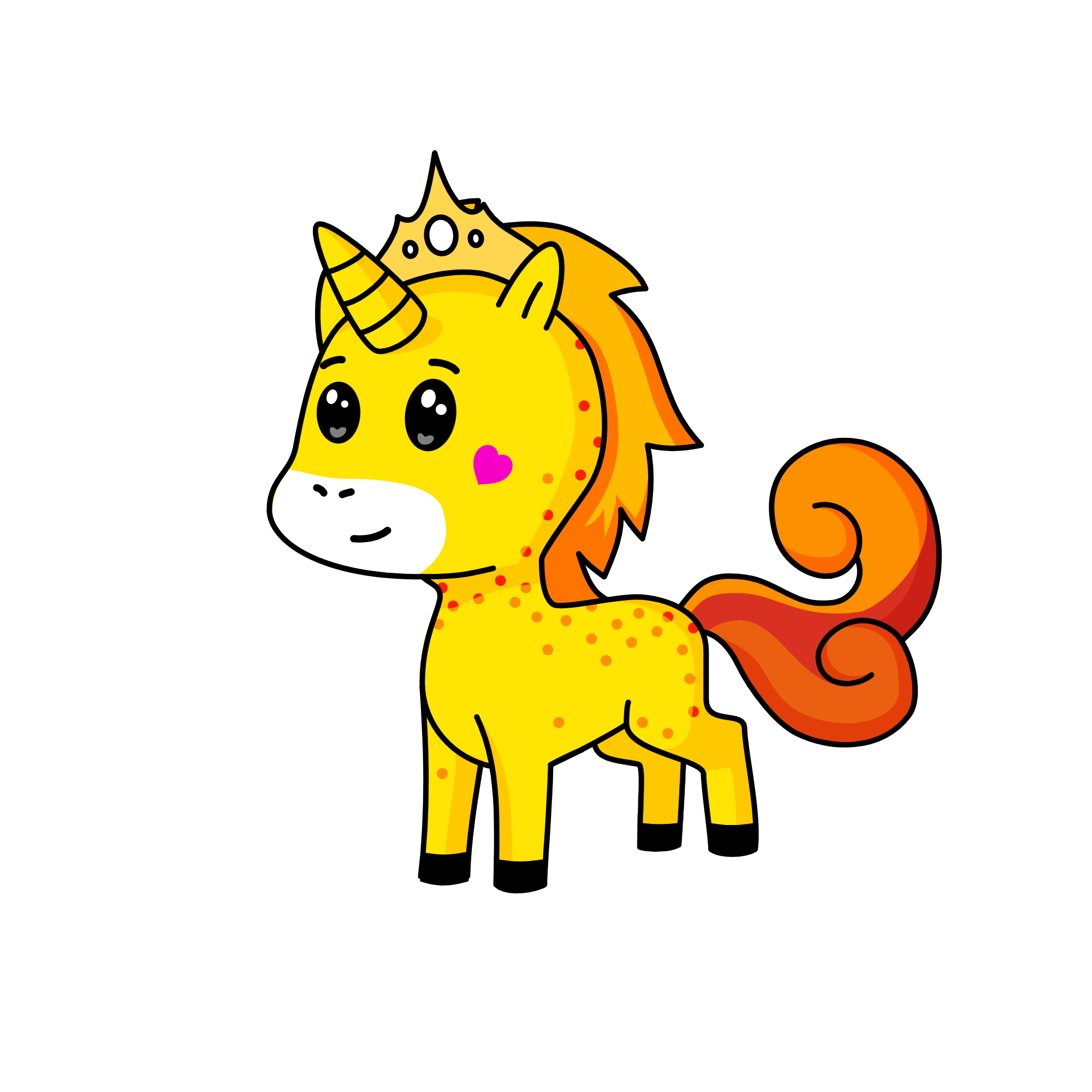 Goldie, the unicorn