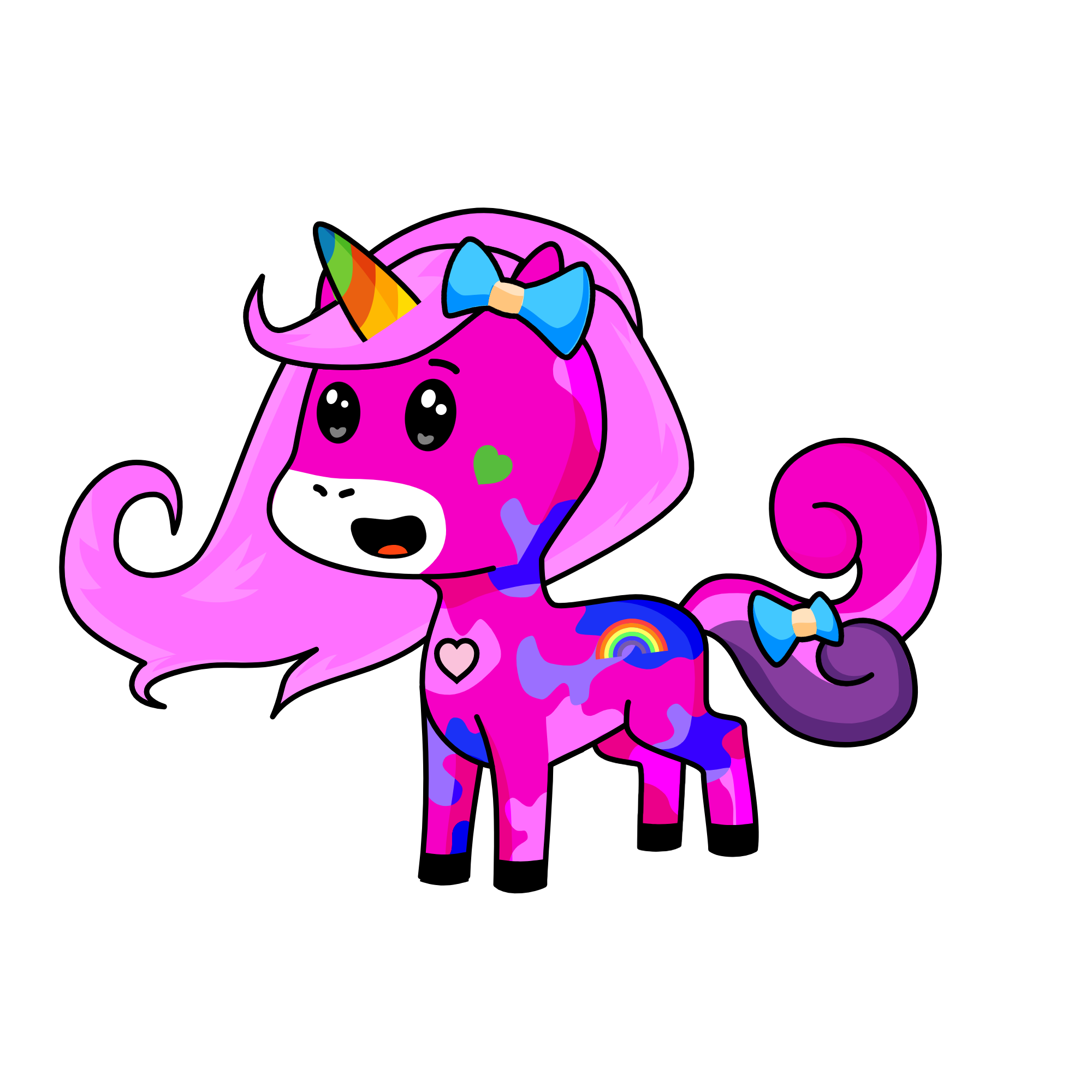 cupcake, the unicorn