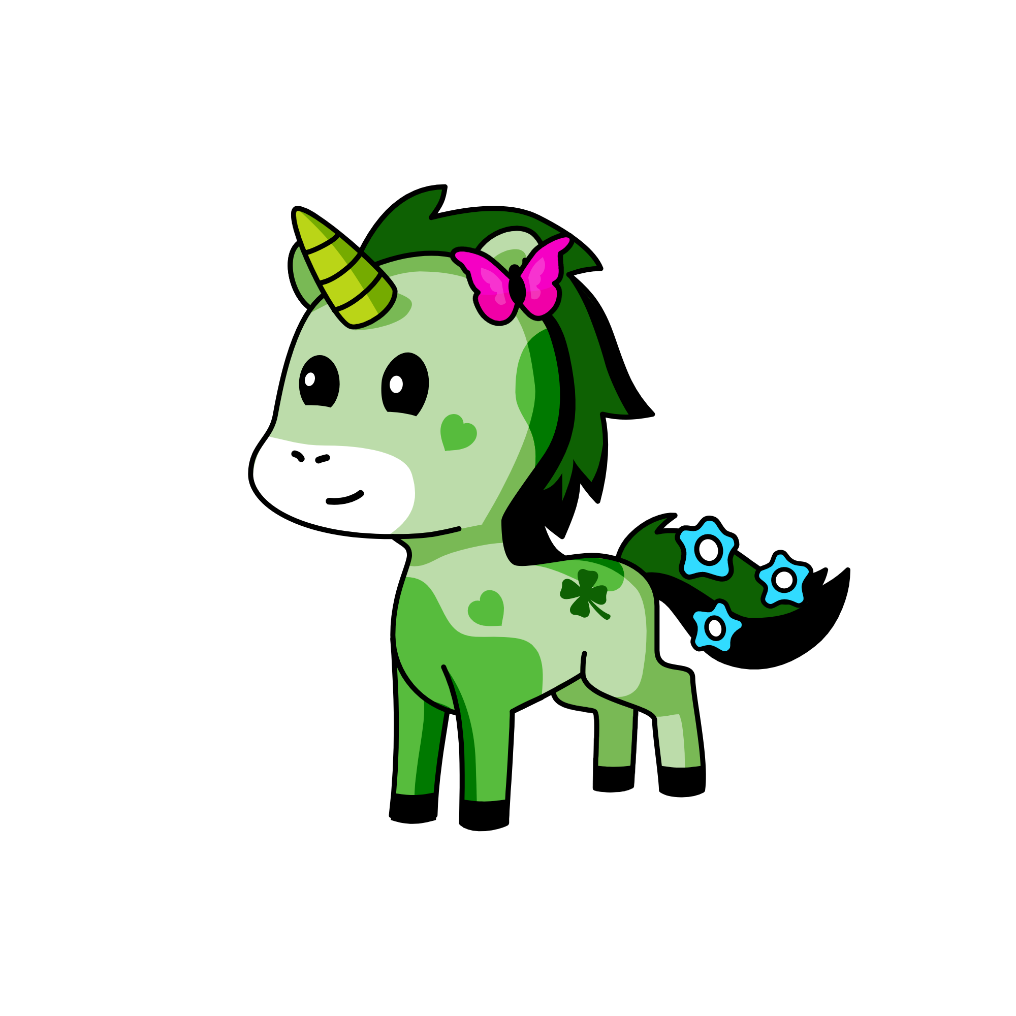 Clover, the unicorn