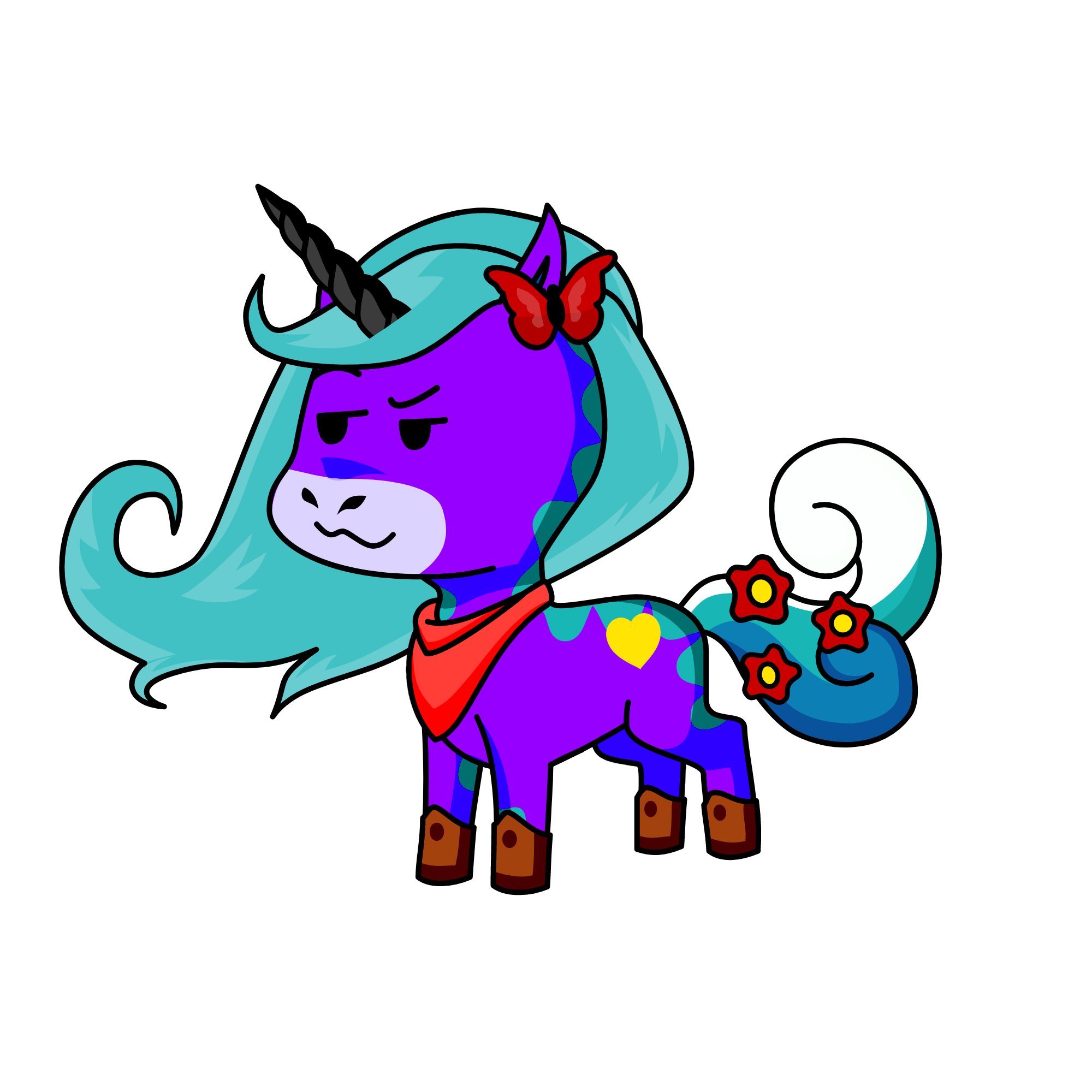 Butterina (Lumber-Hunk's GF), the unicorn