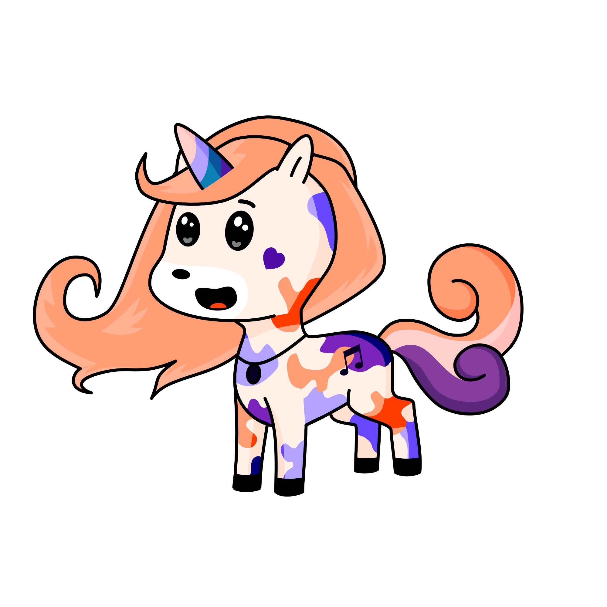 Viola, the unicorn