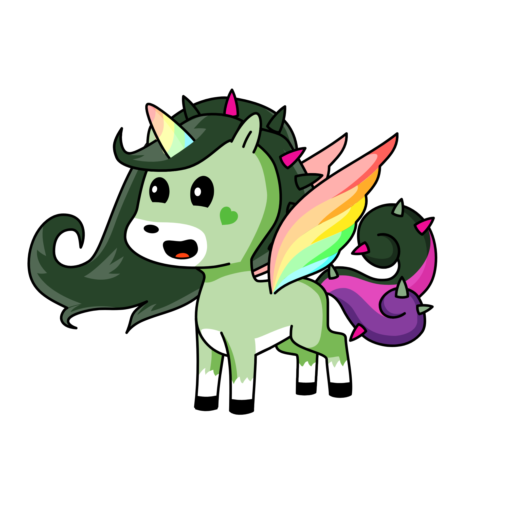 Candy Cactus (4A1 with Moon 4A1), the unicorn