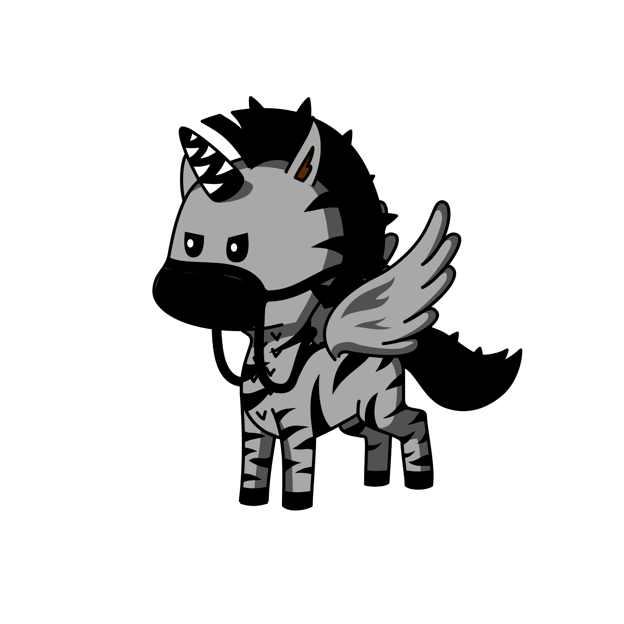 emo/DEPRESSED/Fites back/tough/strong/handsome , the unicorn