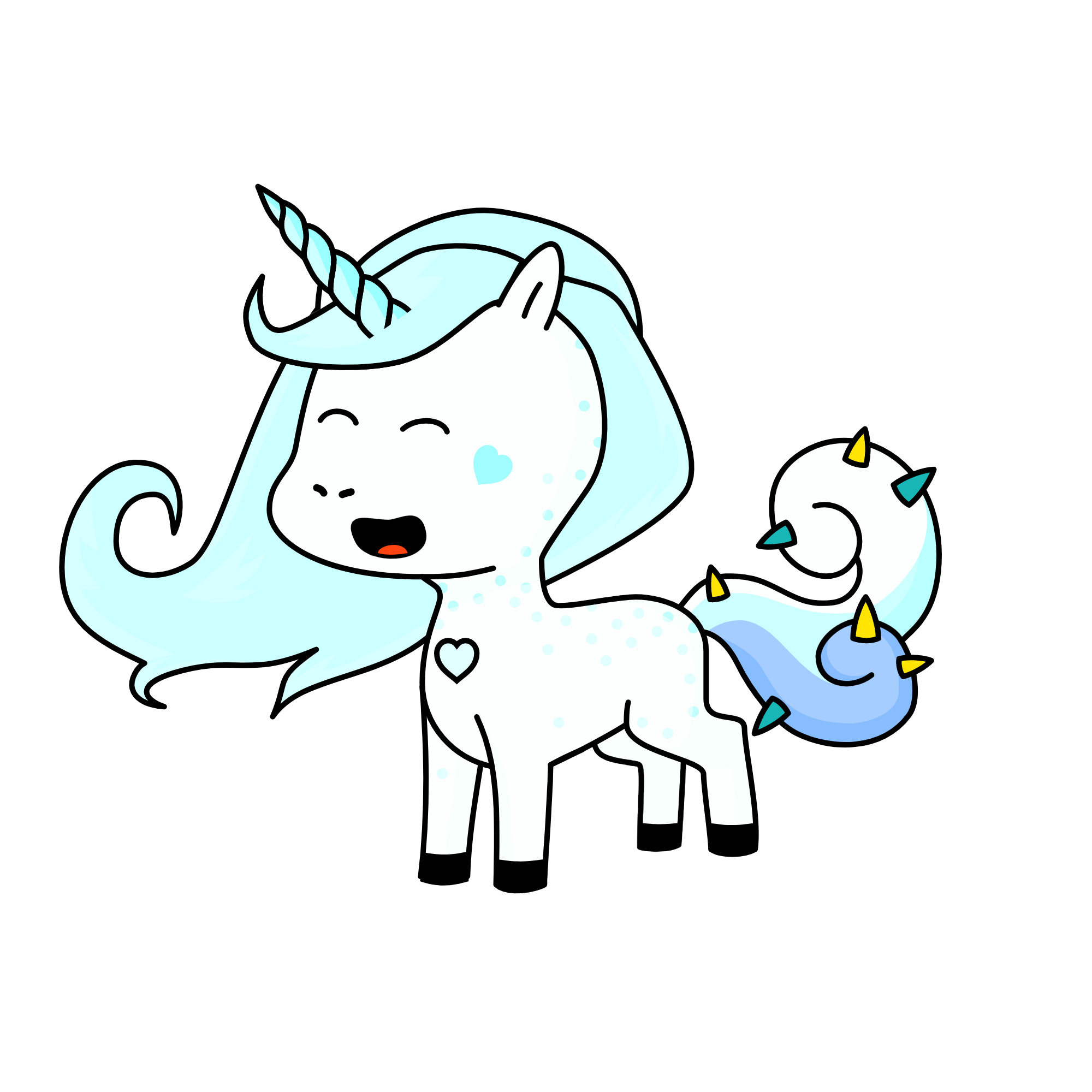 Snowy, the unicorn