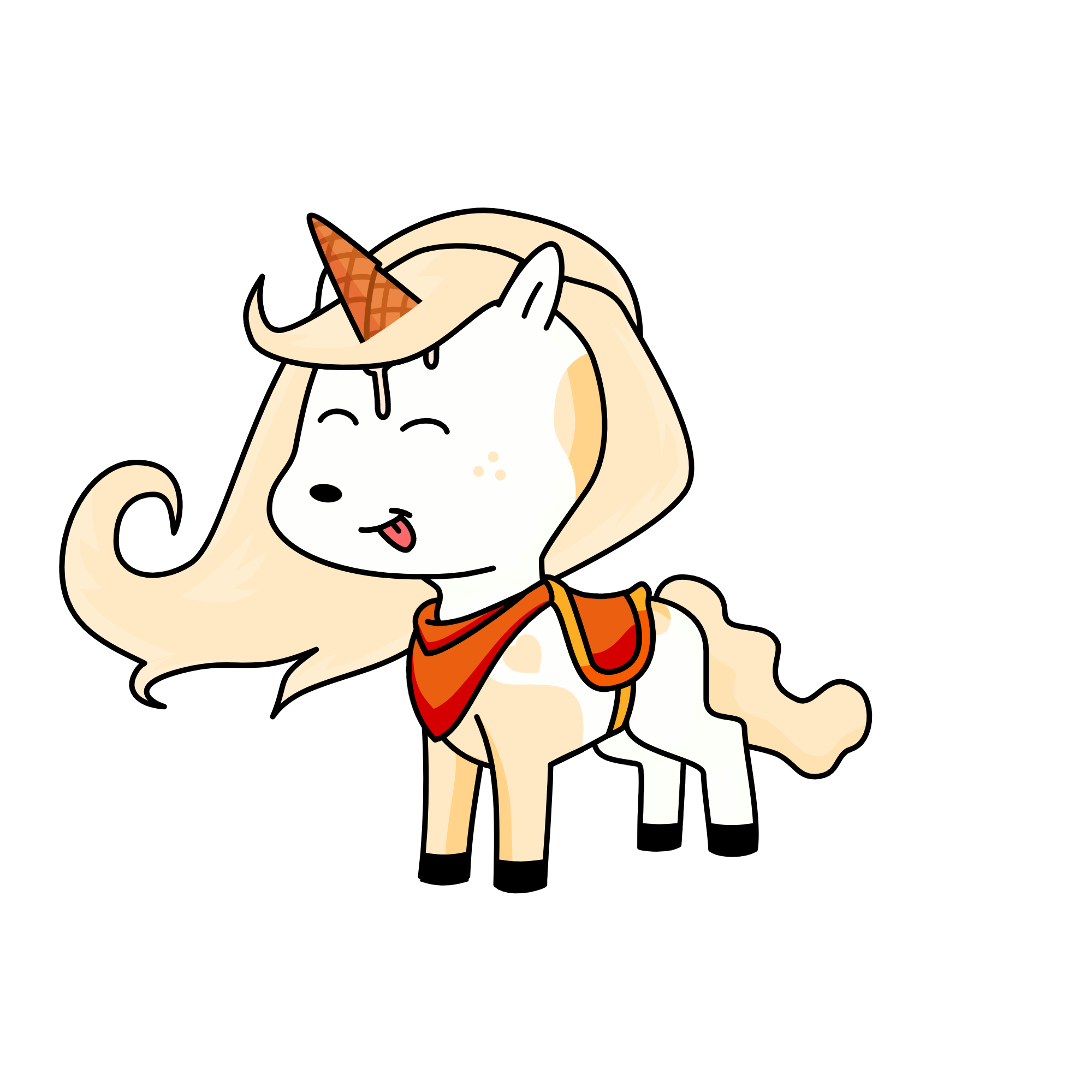 Ice cream, the unicorn
