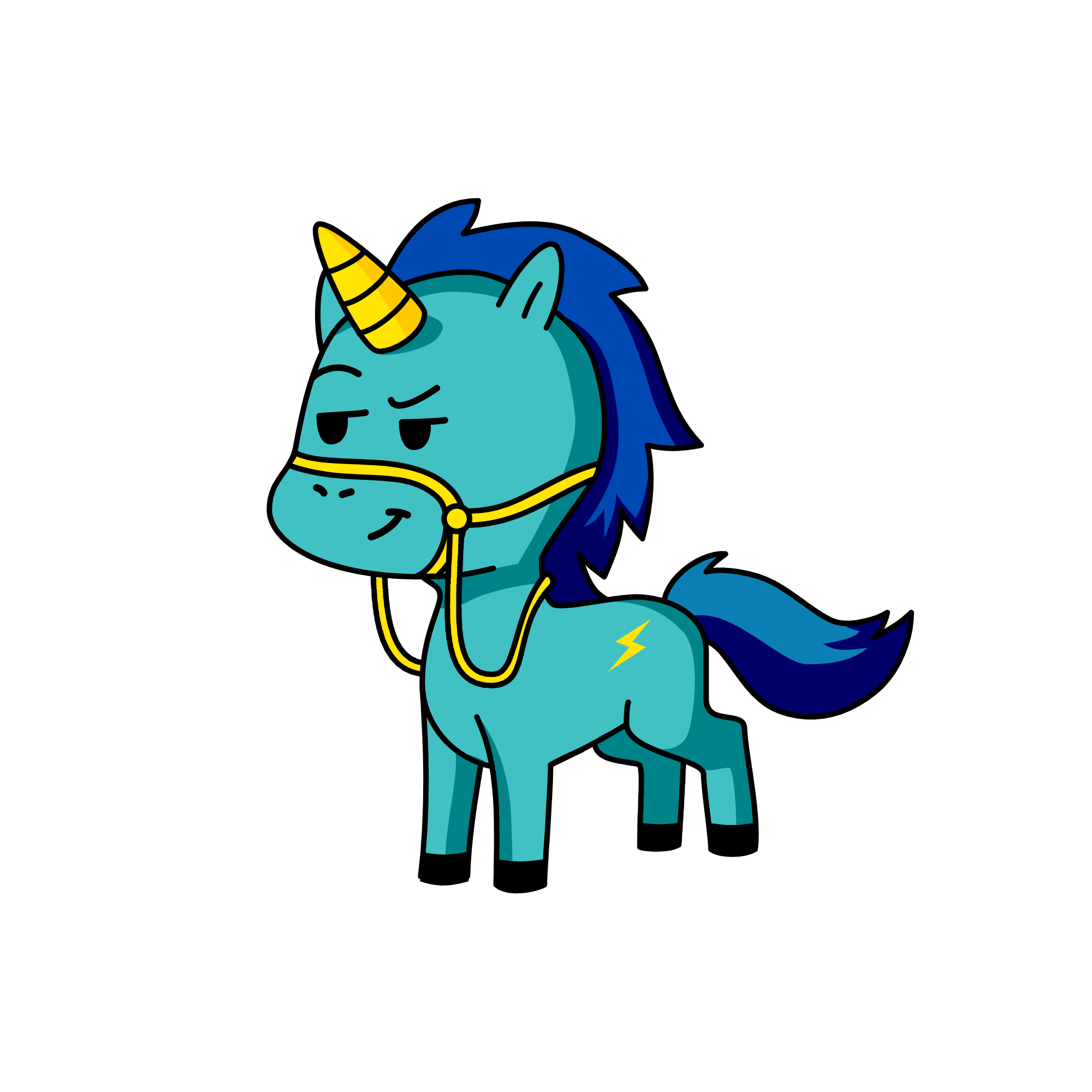 Uniblue, the unicorn