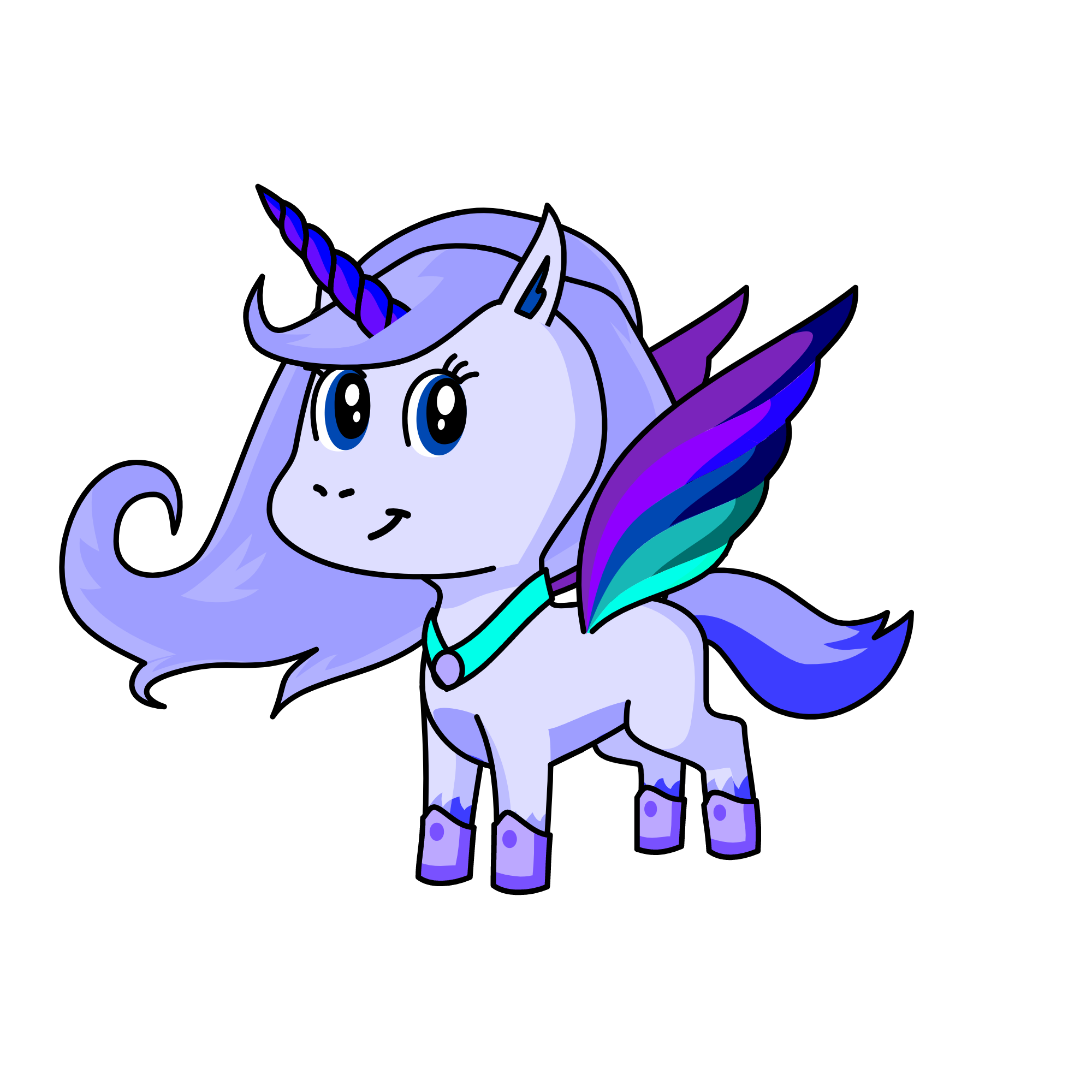 Moonlight, the unicorn