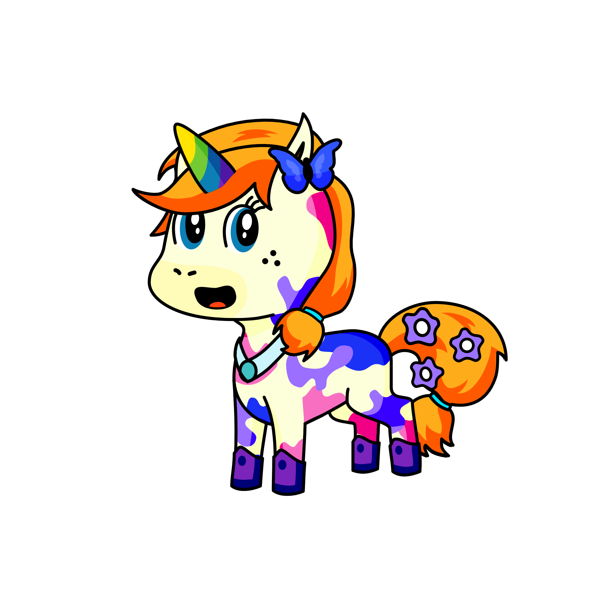 Danzle, the unicorn