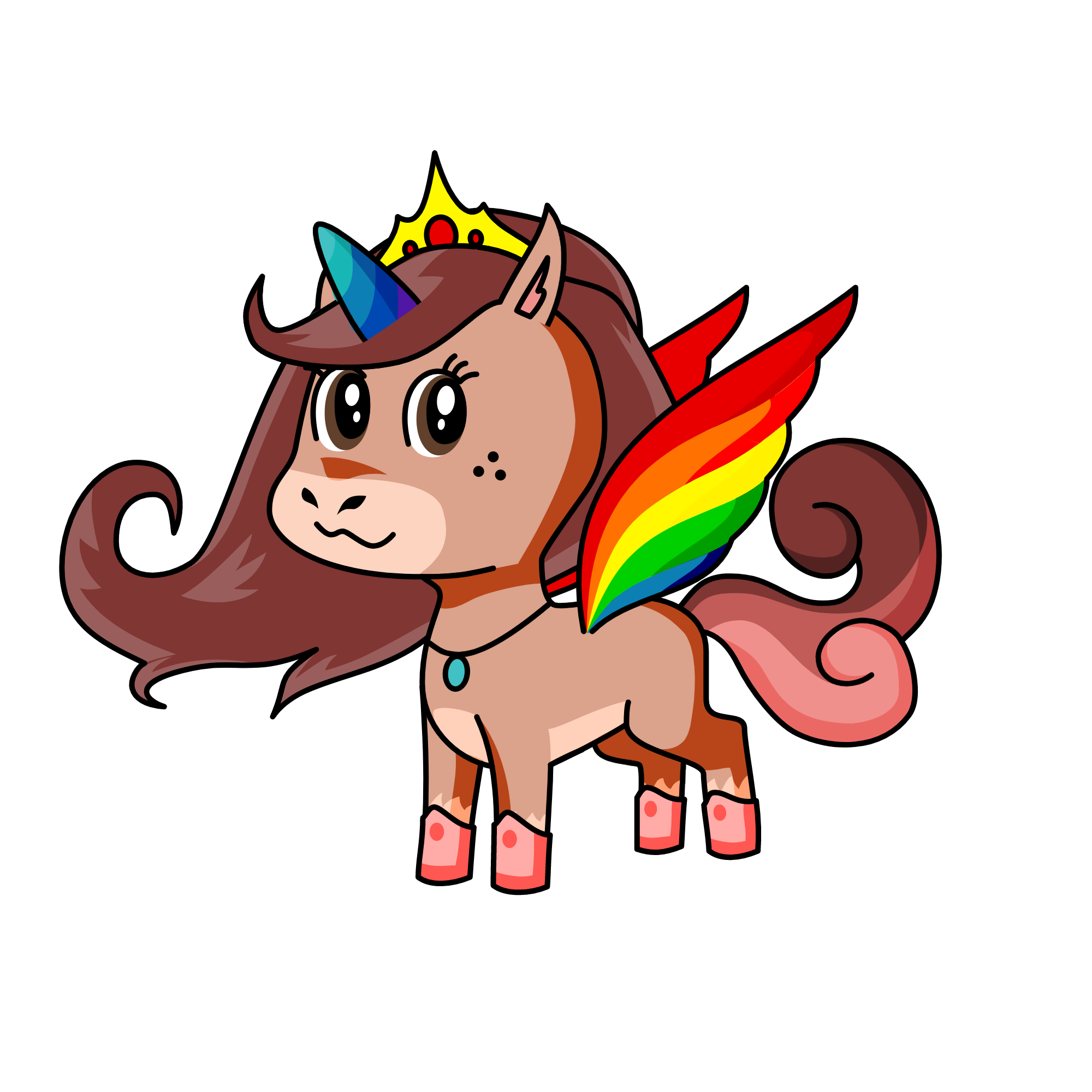 Evelyn, the unicorn