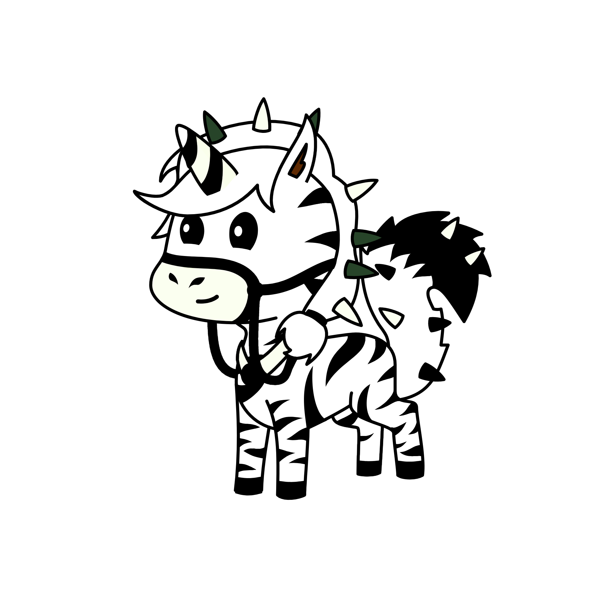 Zebracorn, the unicorn