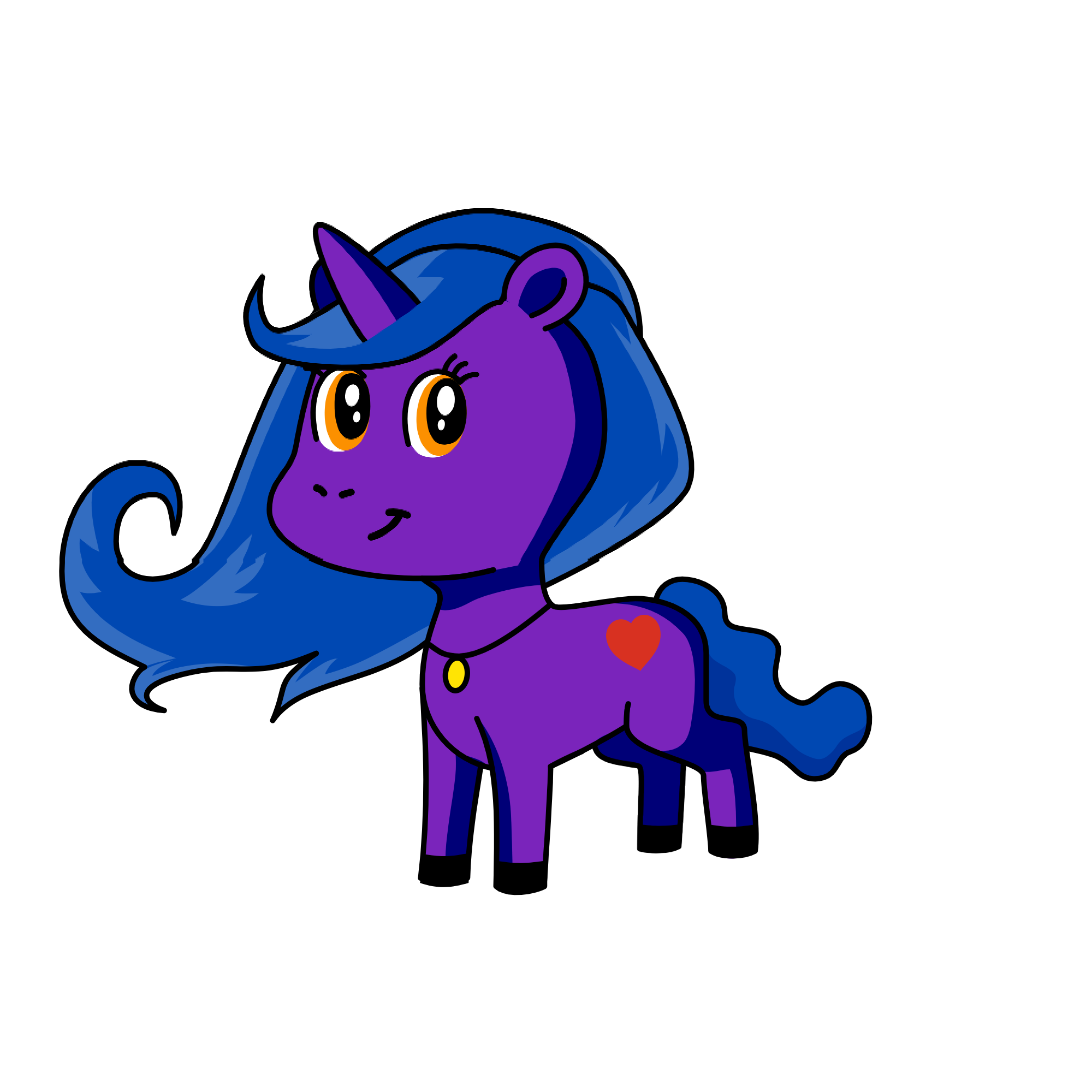 Luna , the unicorn