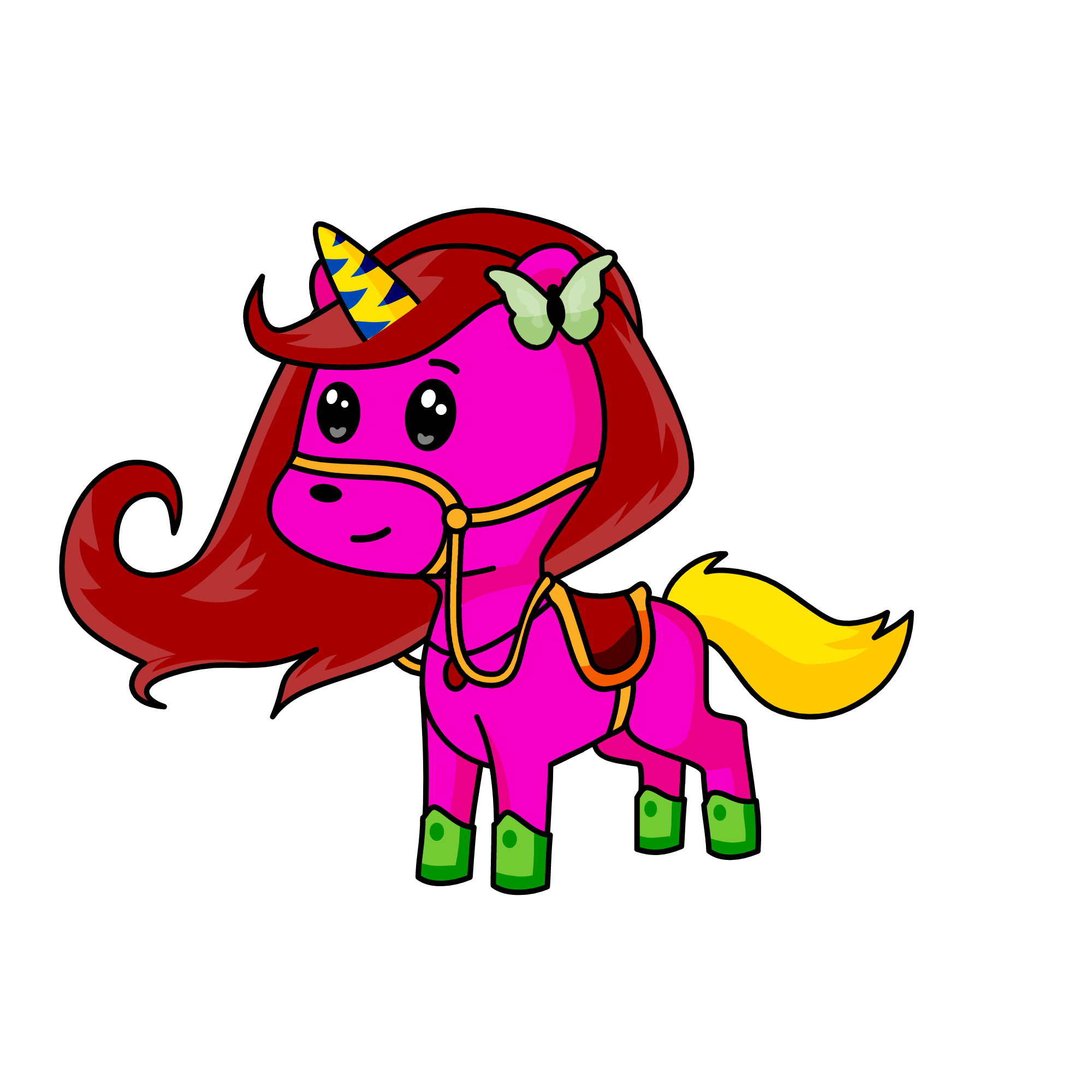 cloudy, the unicorn