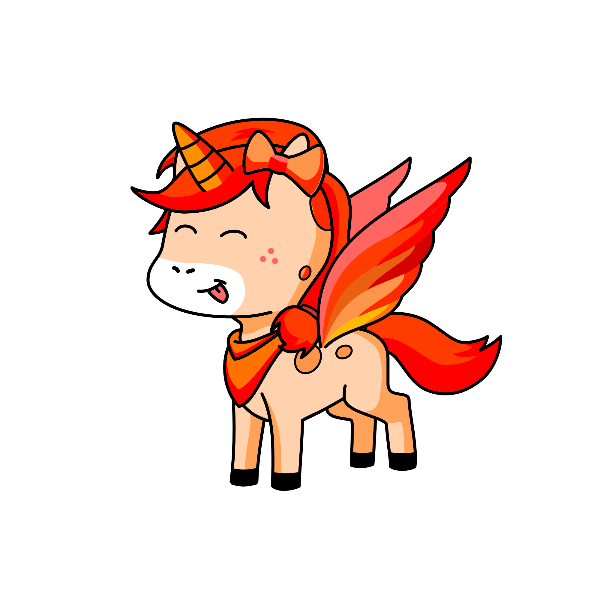 Floosh, the unicorn