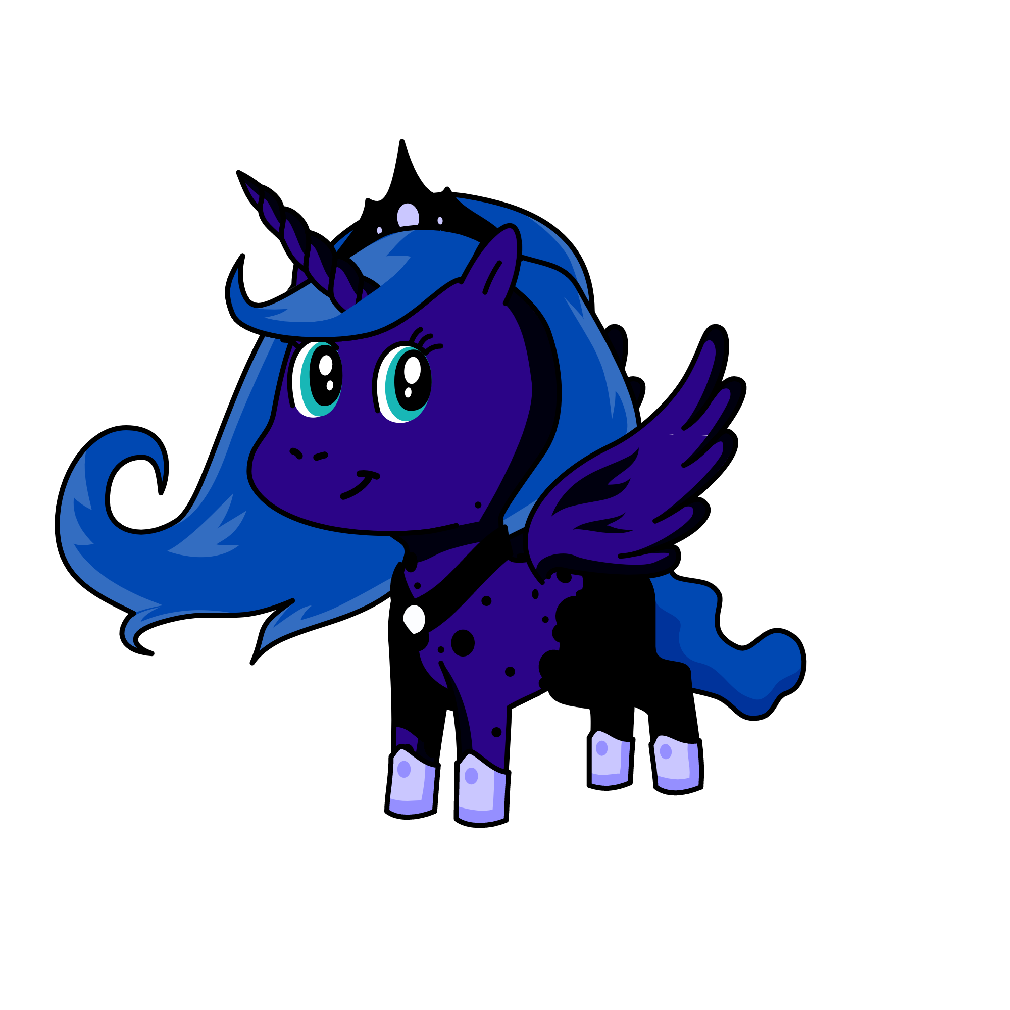 Princess Luna, the unicorn