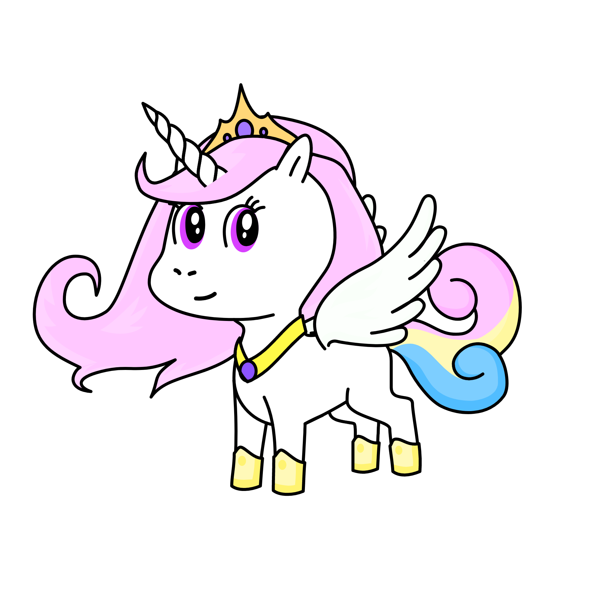 Princess Celestia, the unicorn