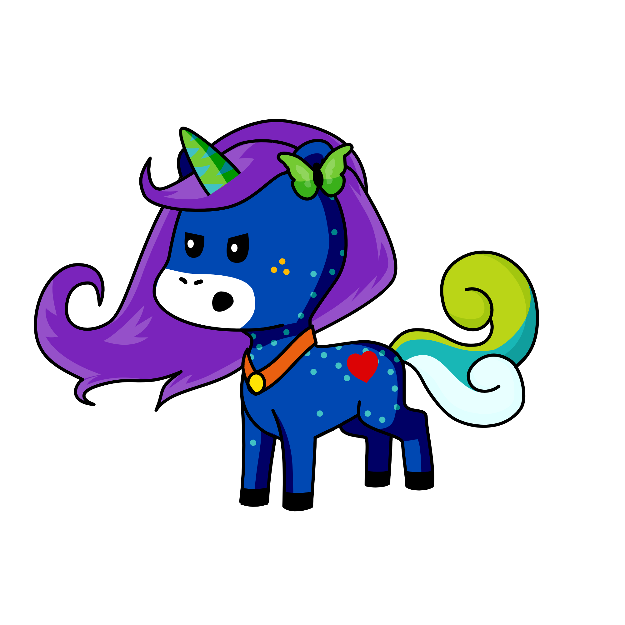 What's your unicoWhat's yourrns name?, the unicorn