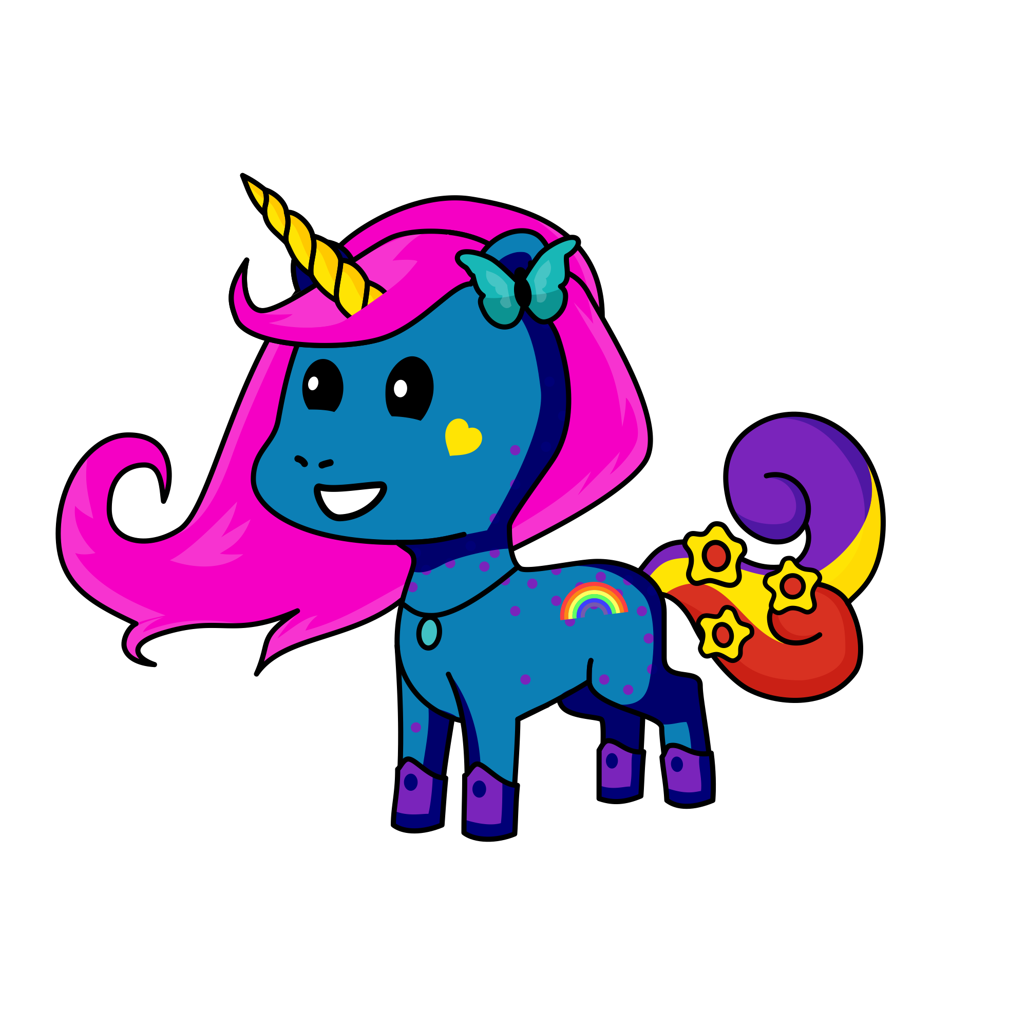 Unidash, the unicorn