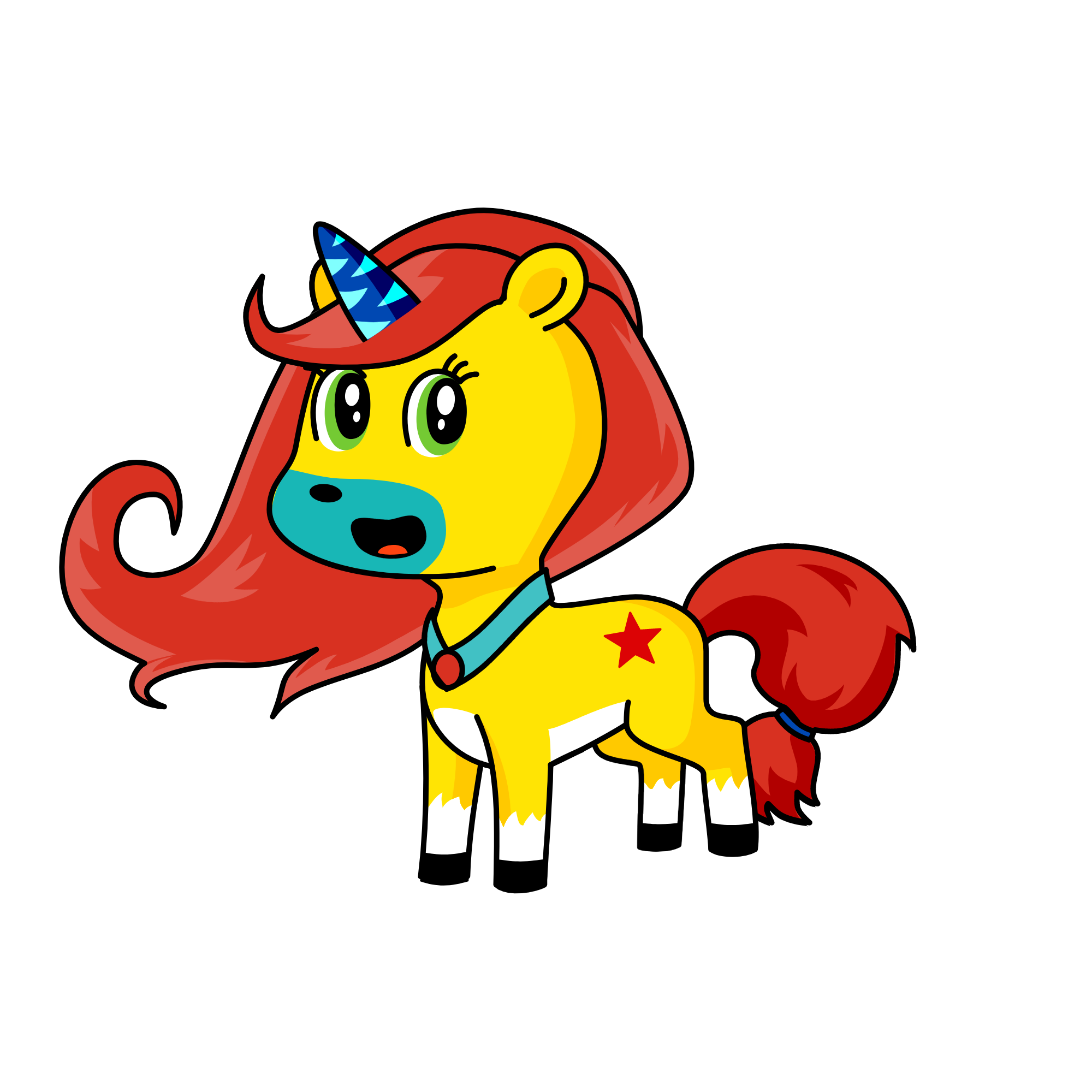 orquidea, the unicorn