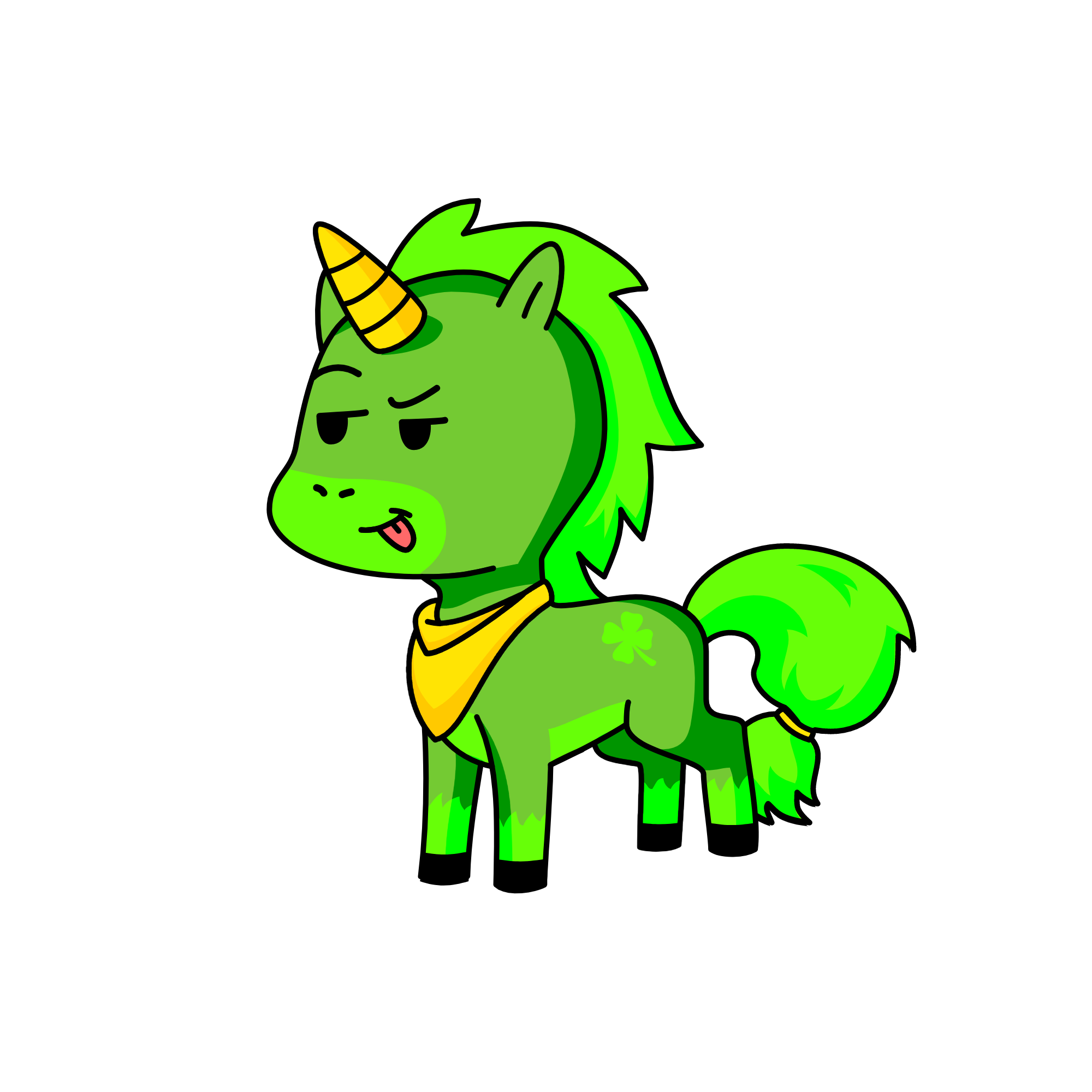 Lucky, the unicorn