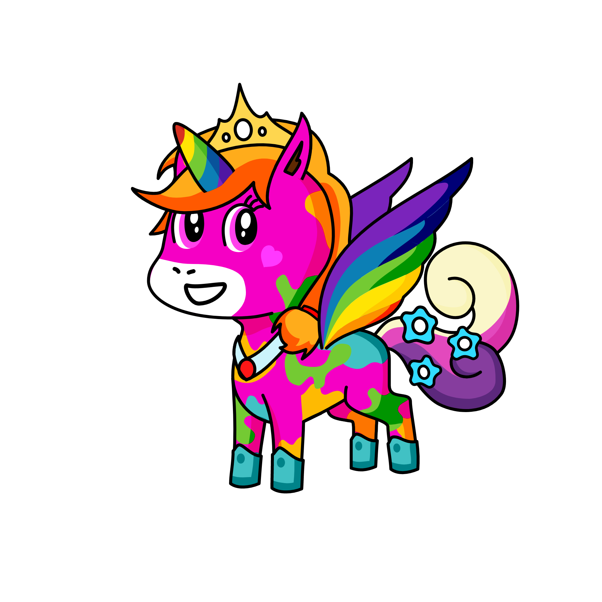 Princess Laila, the unicorn