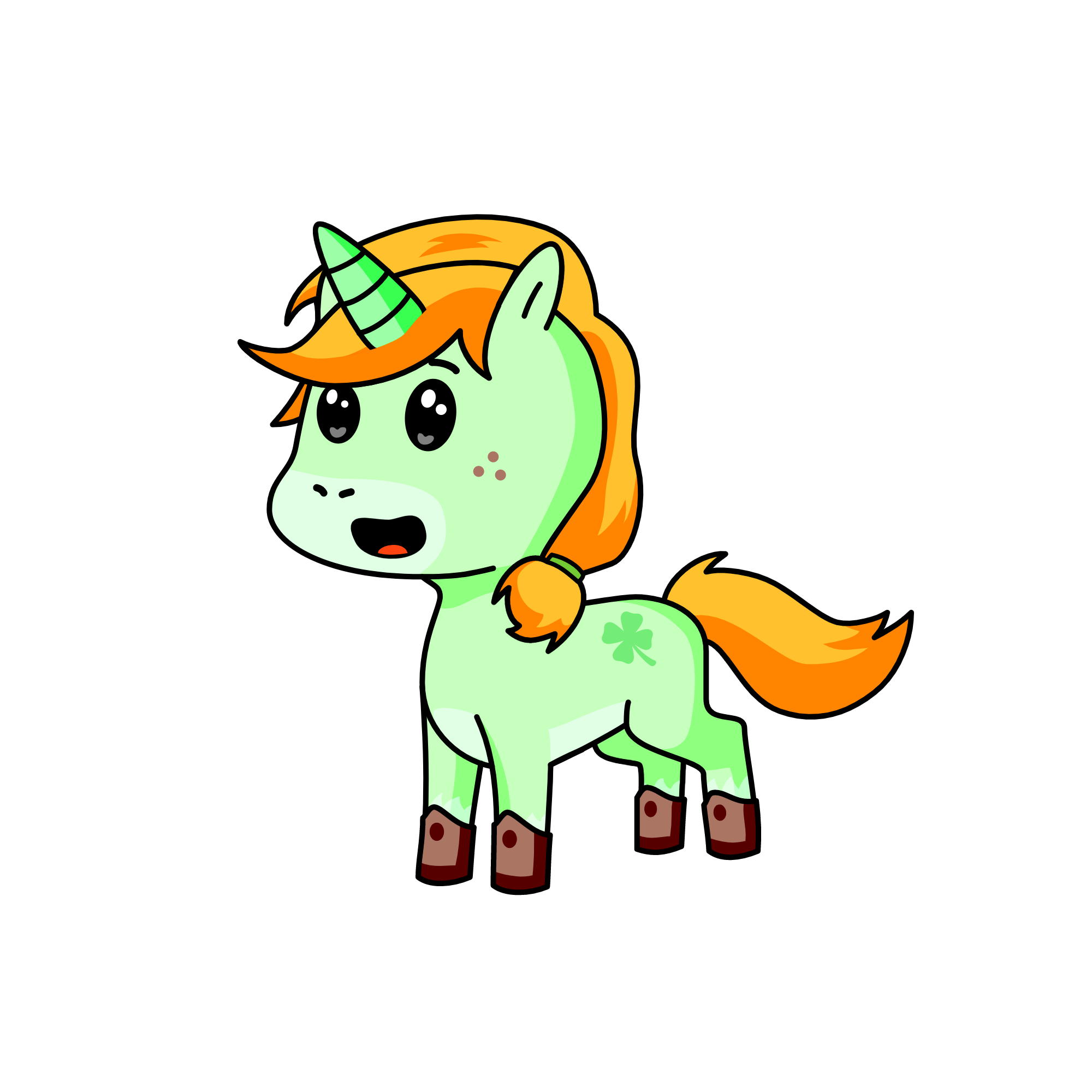 Clover, the unicorn