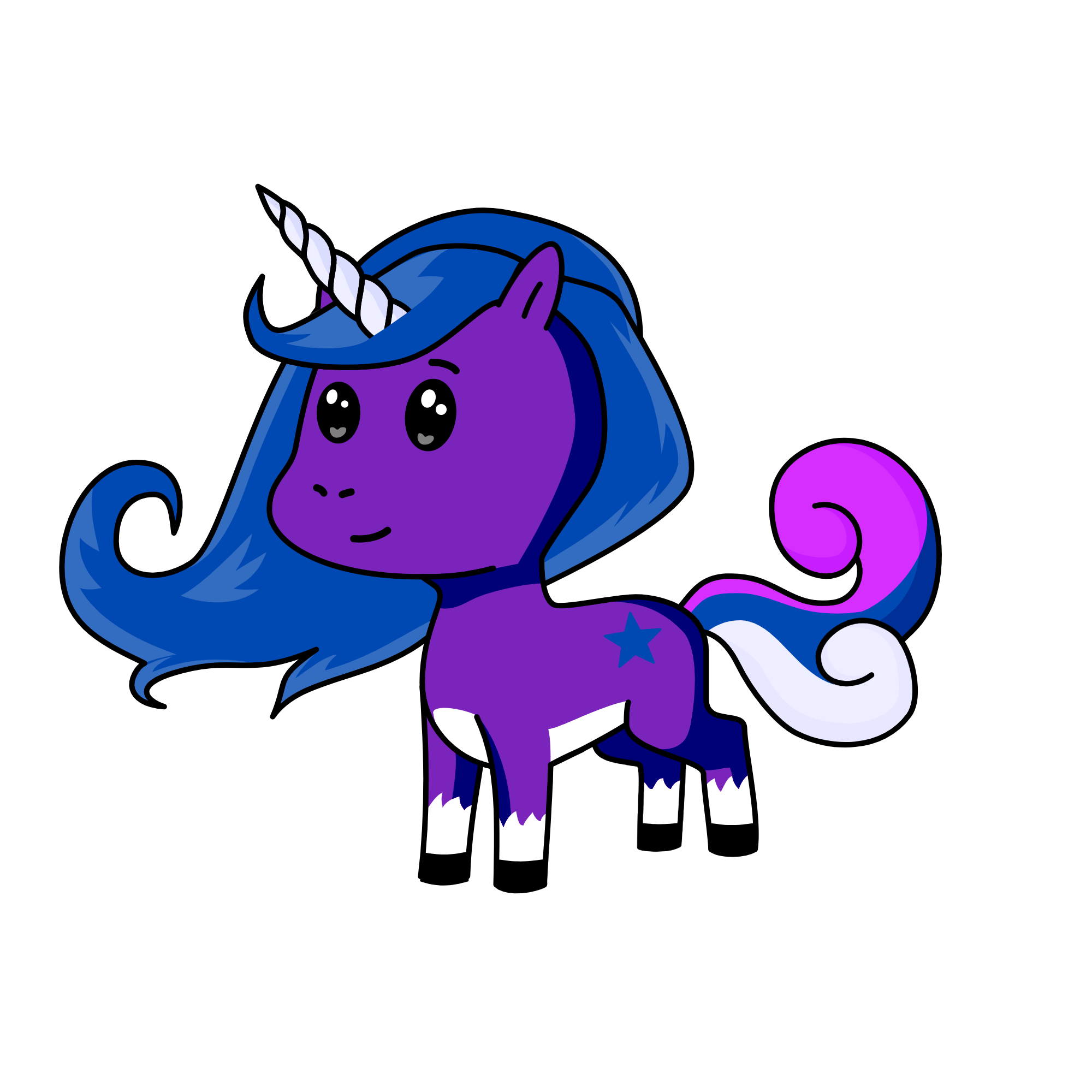 Luna, the unicorn