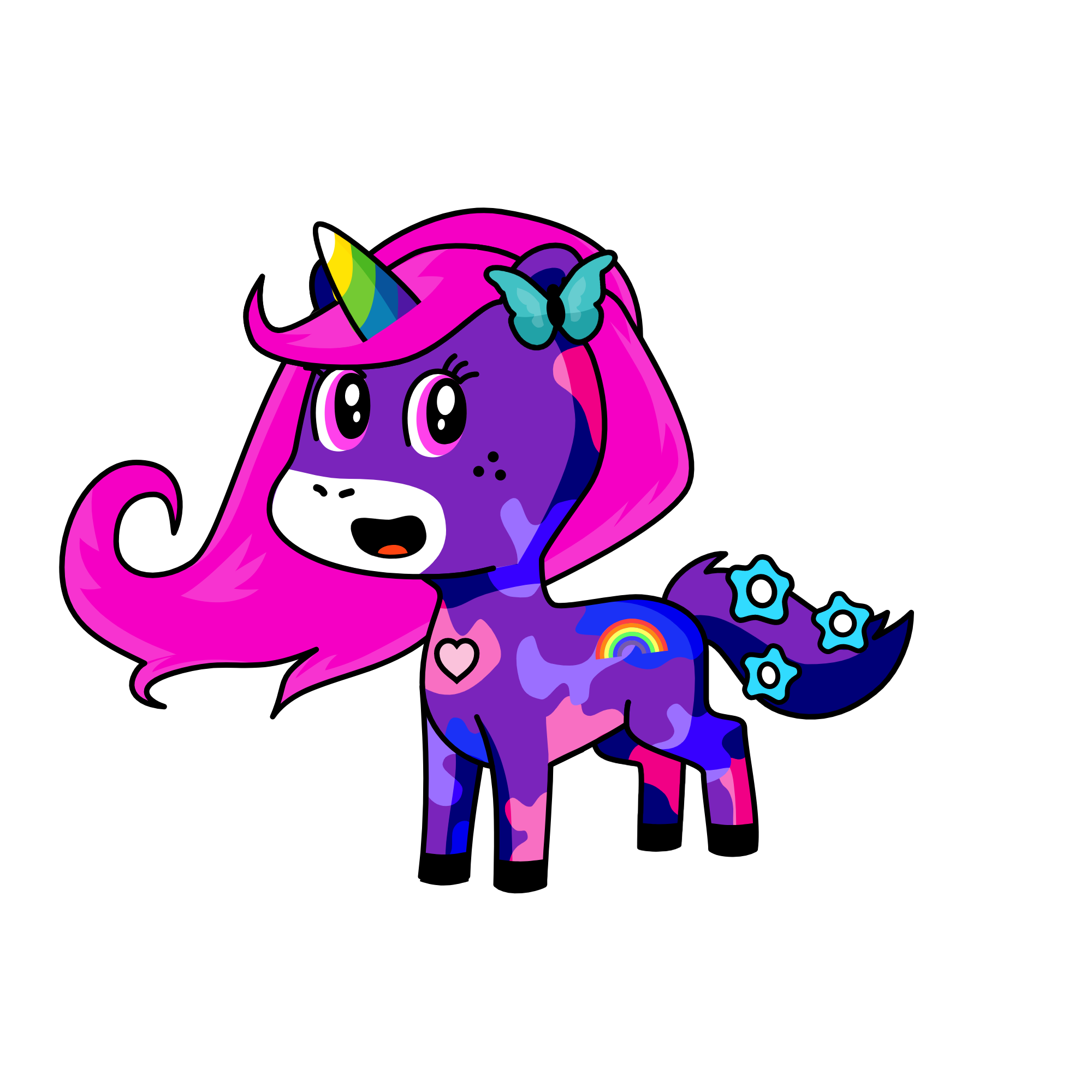 Corny, the unicorn