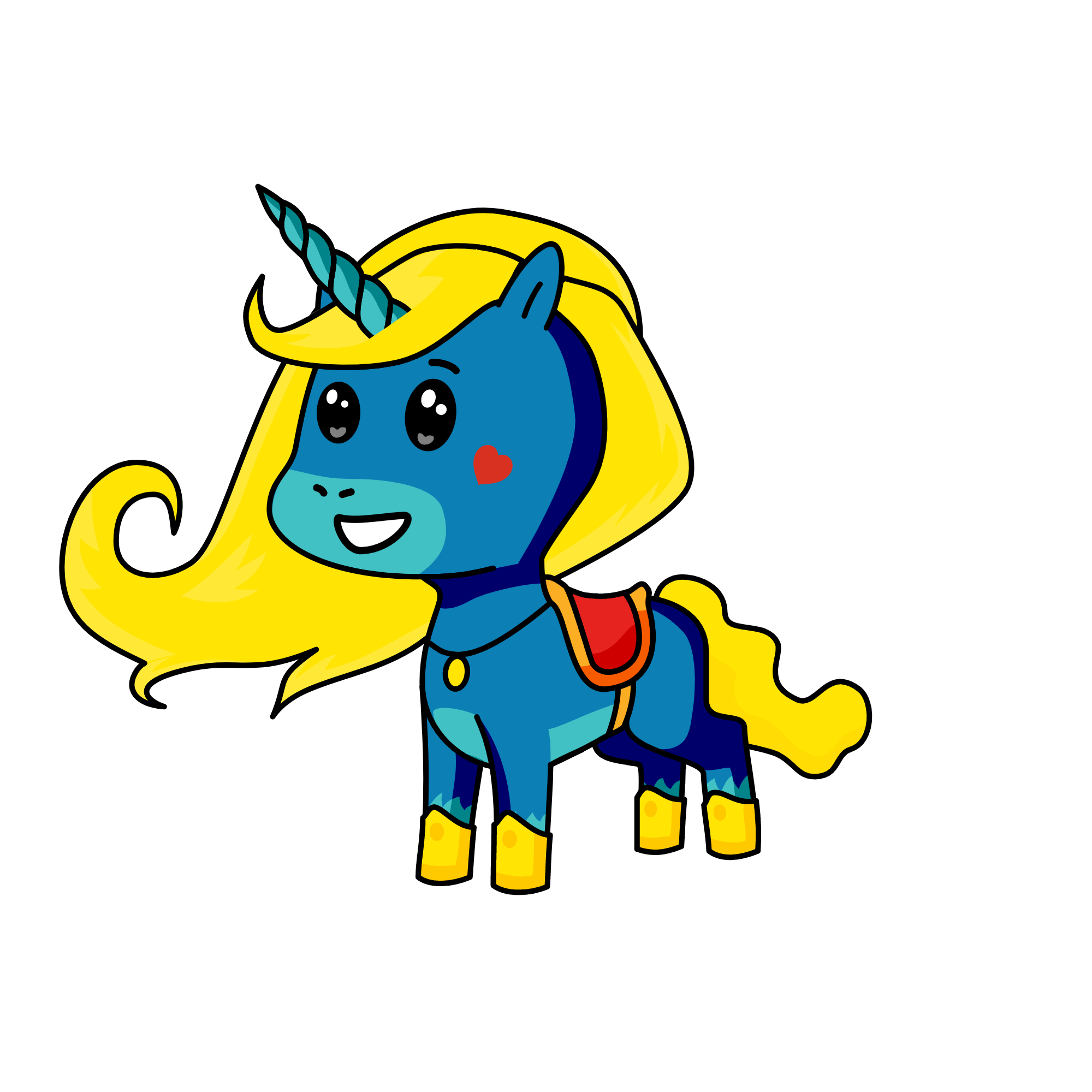 Sky, the unicorn