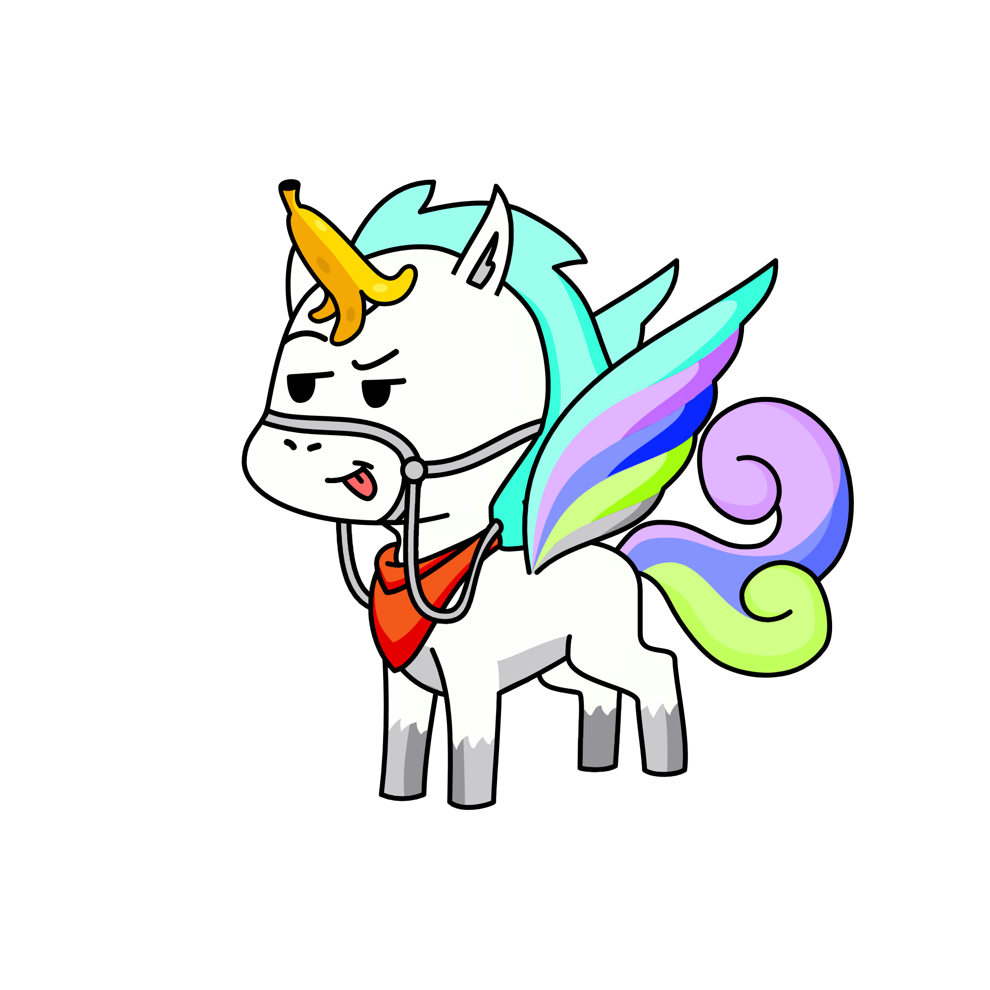 dumb as idiot, the unicorn