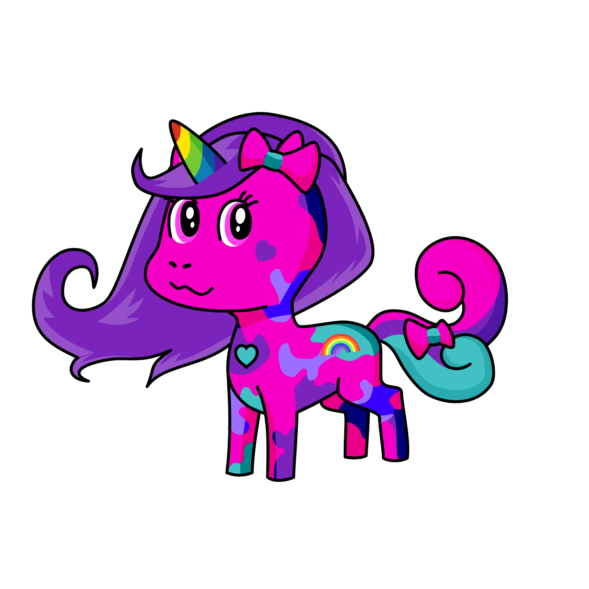 pretty gurl, the unicorn