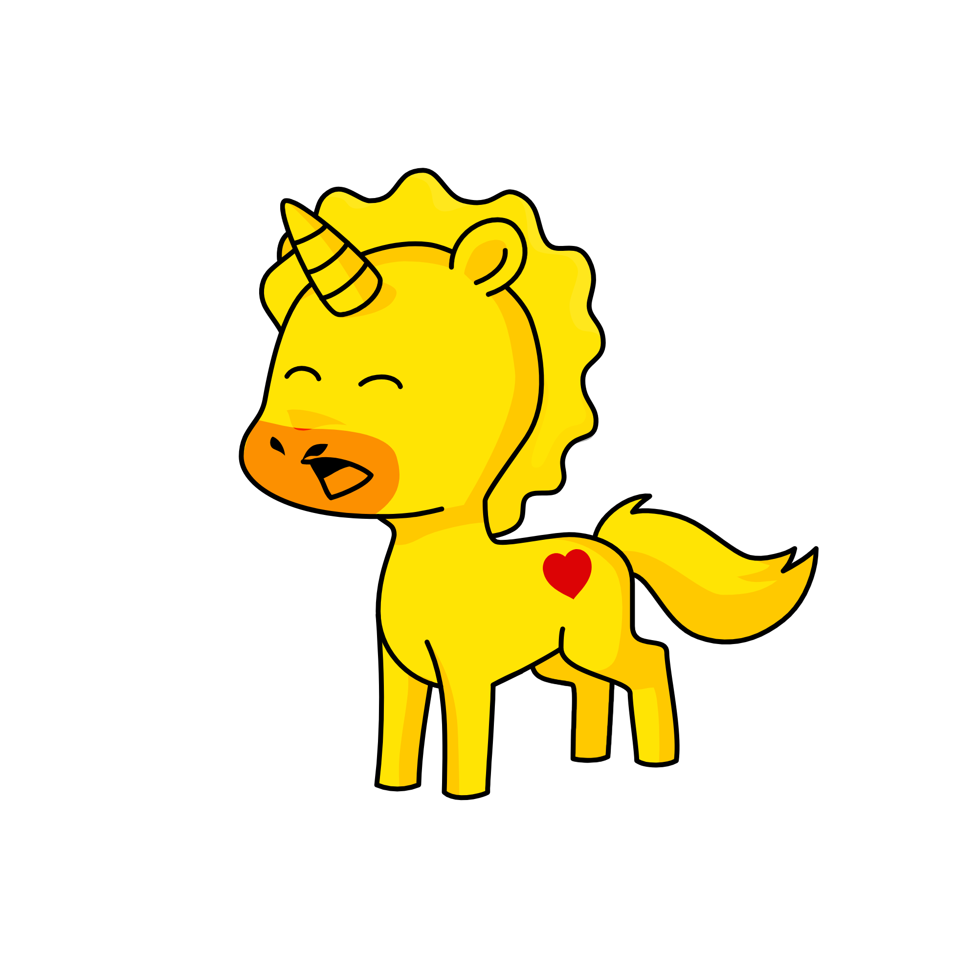 feeeeeeeeathers, the unicorn