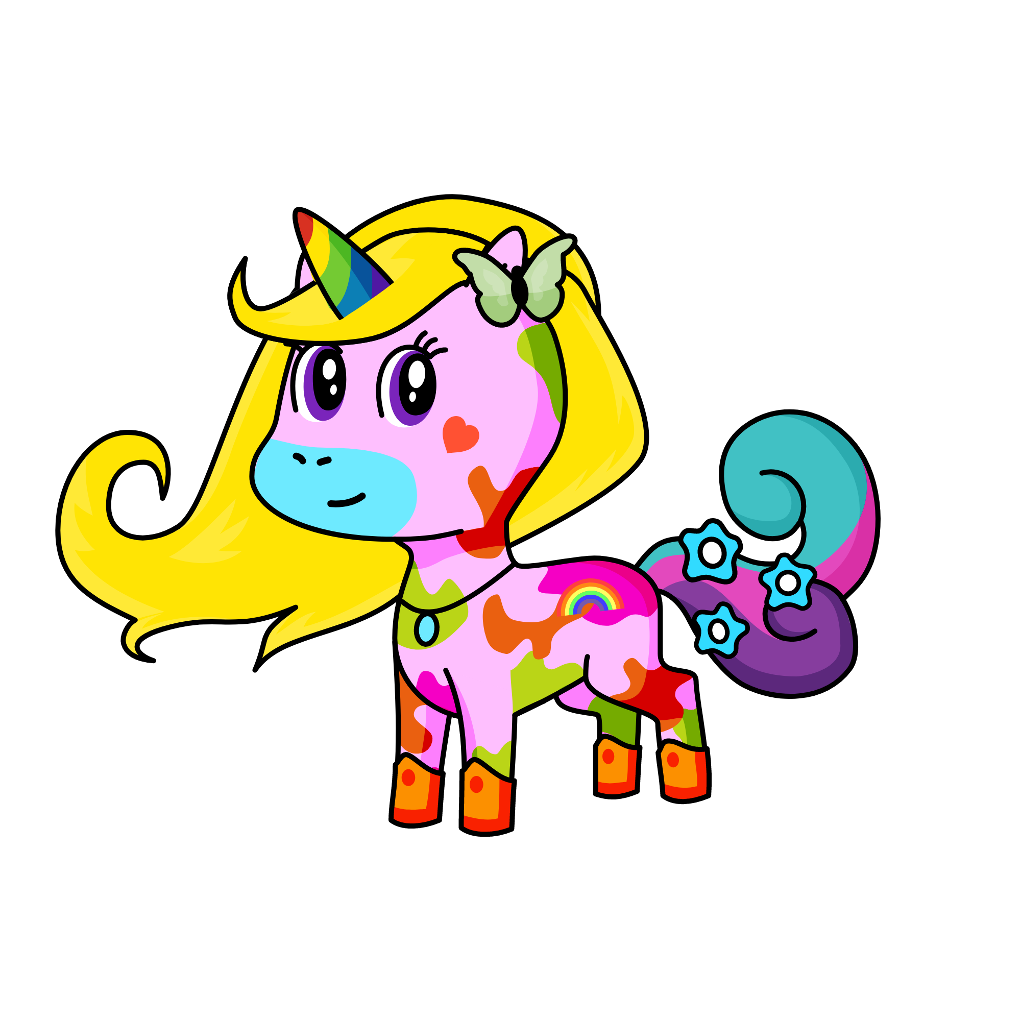 rainbow, the unicorn
