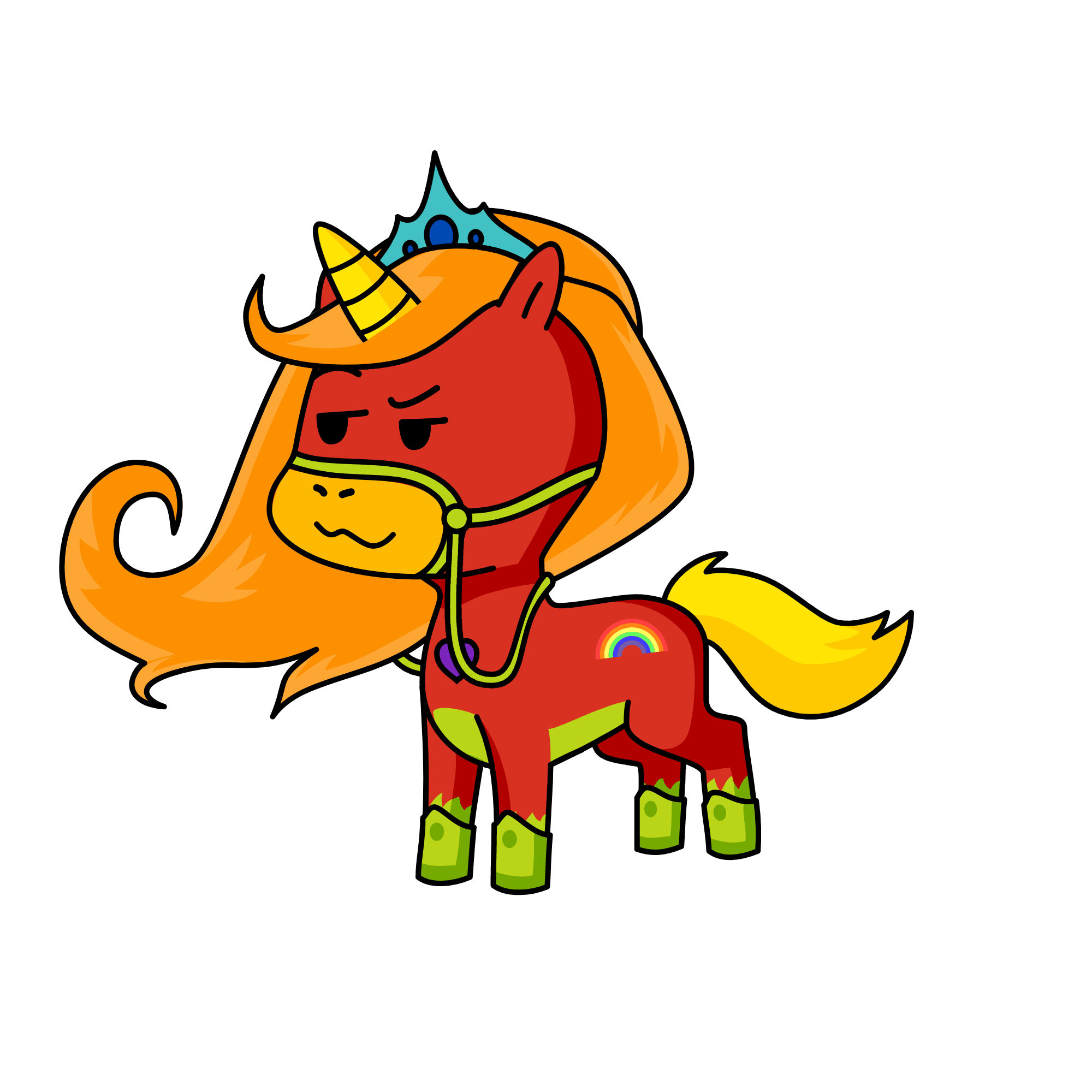 rainbow, the unicorn