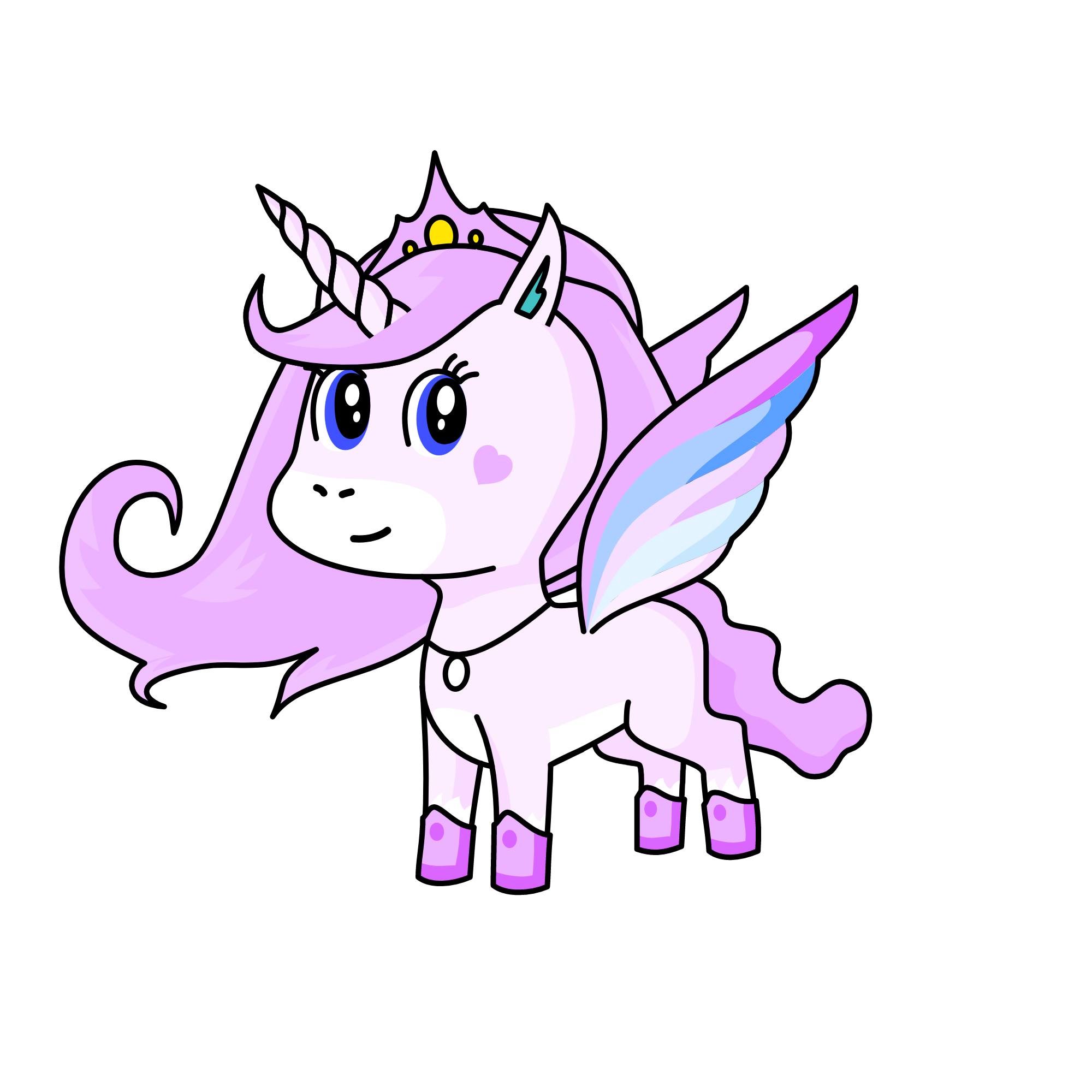 Princess Luna, the unicorn