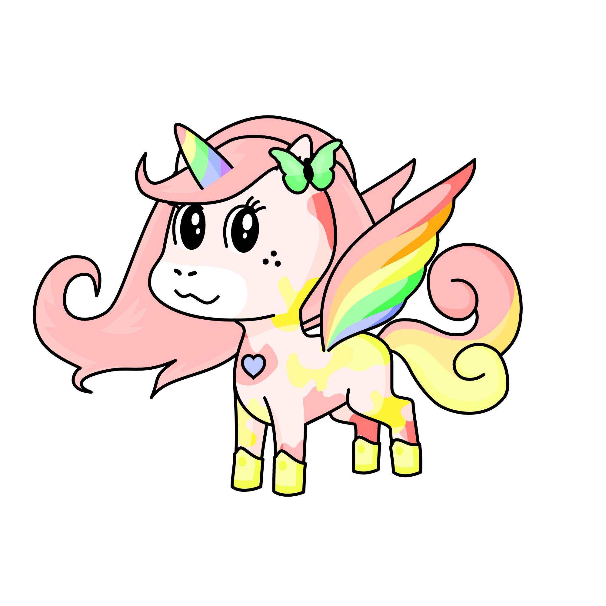 cutierainbow, the unicorn