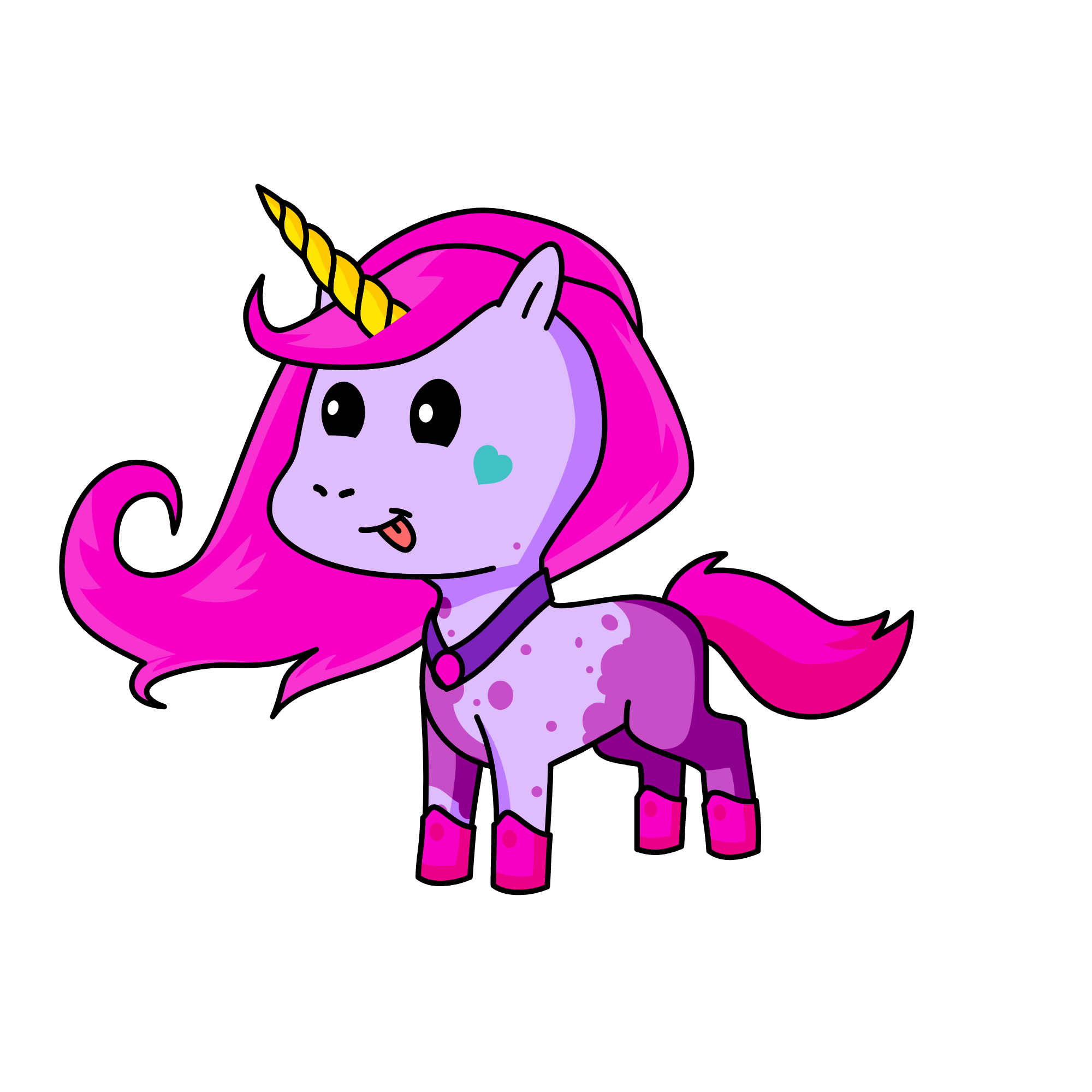 pinky pie jade, the unicorn