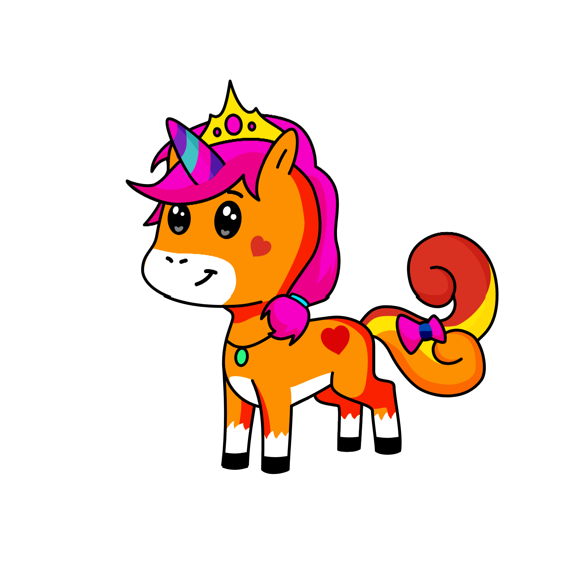Cotton candy, the unicorn